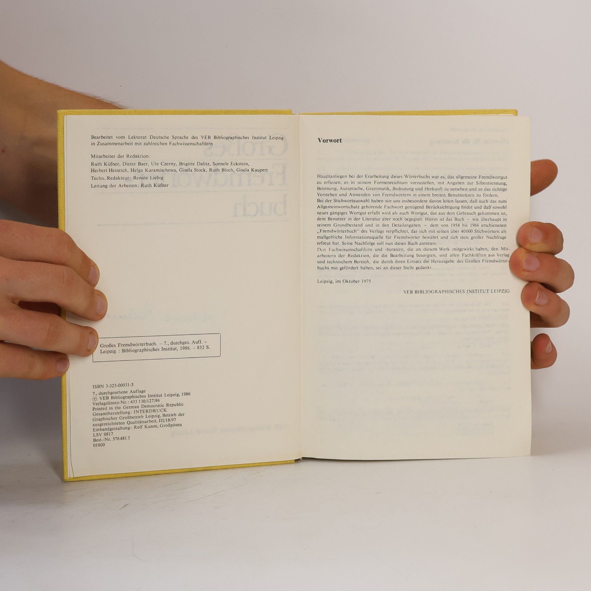 Autorenkollektiv Großes Fremdwörterbuch