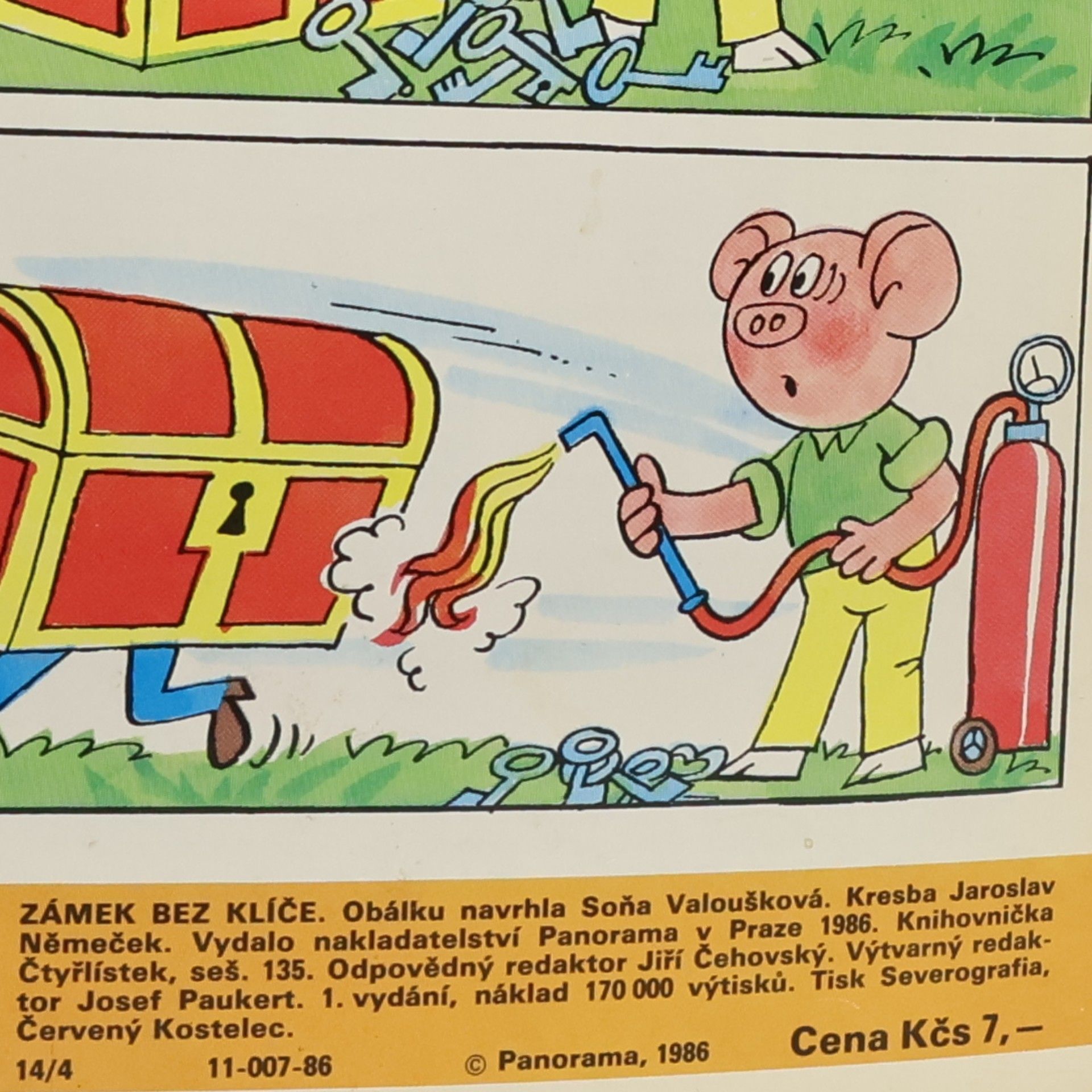 Collectif d'auteurs Čtyřlístek 135. Zámek bez klíče