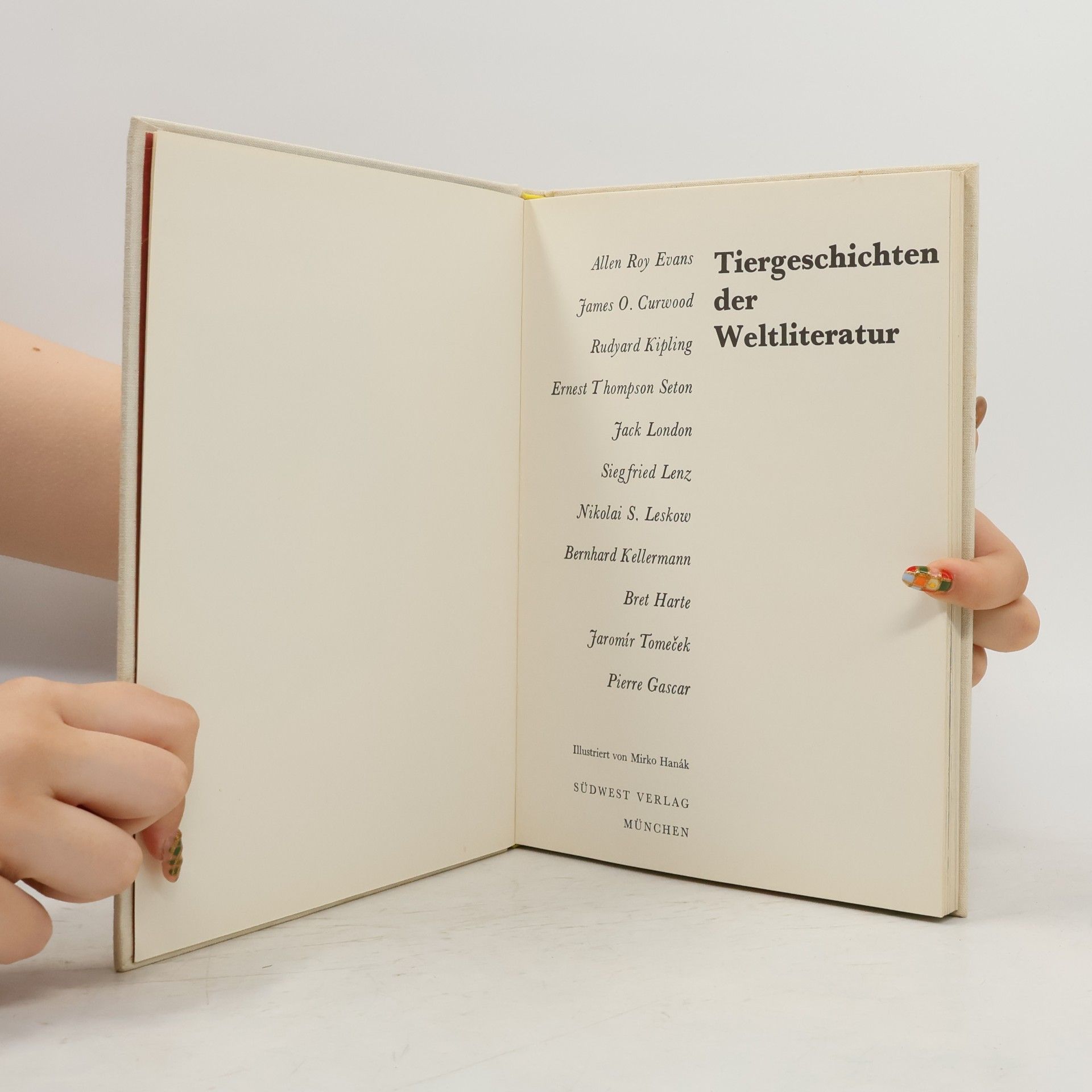 Allen Roy Evans Tiergeschichten der Weltliteratur