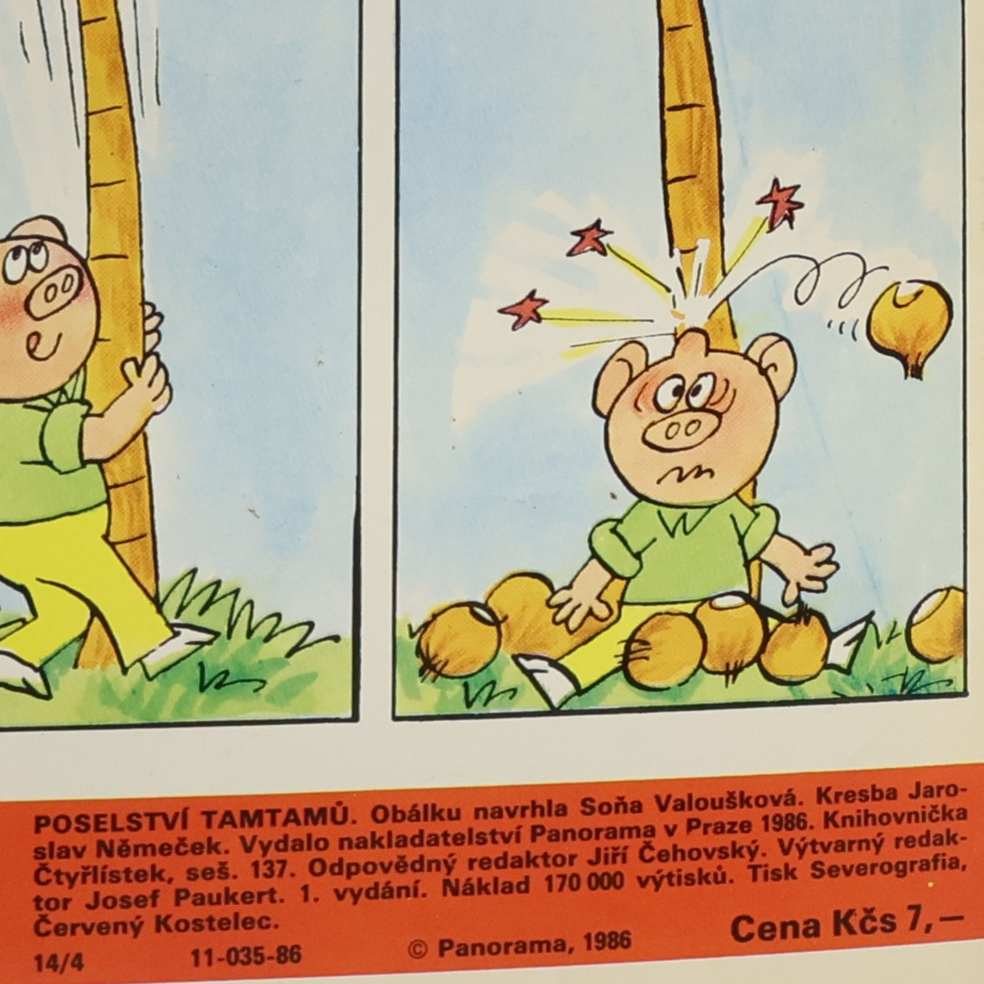 Jaroslav Němeček Čtyřlístek č. 137. Poselství Tamtamů
