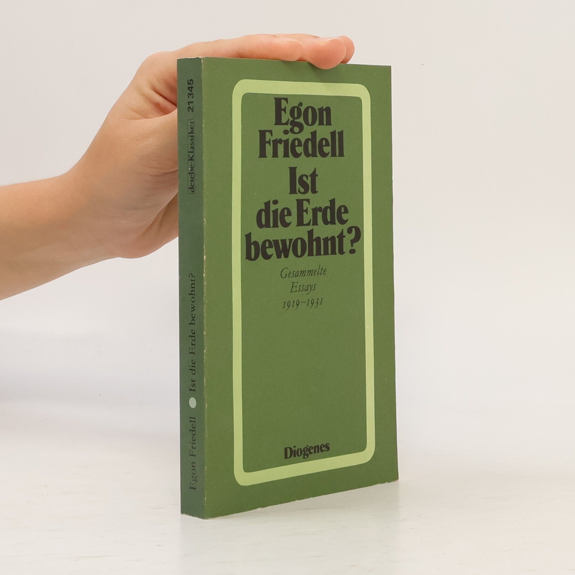 Egon Friedell Ist die Erde bewohnt?