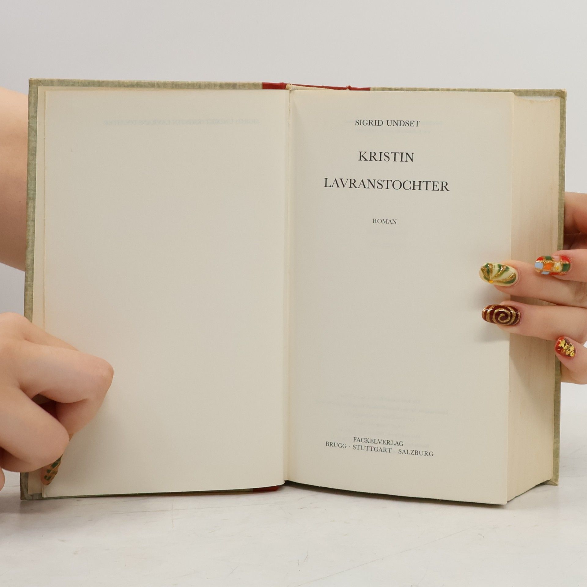 Sigrid Undset Kristin Lavranstochter