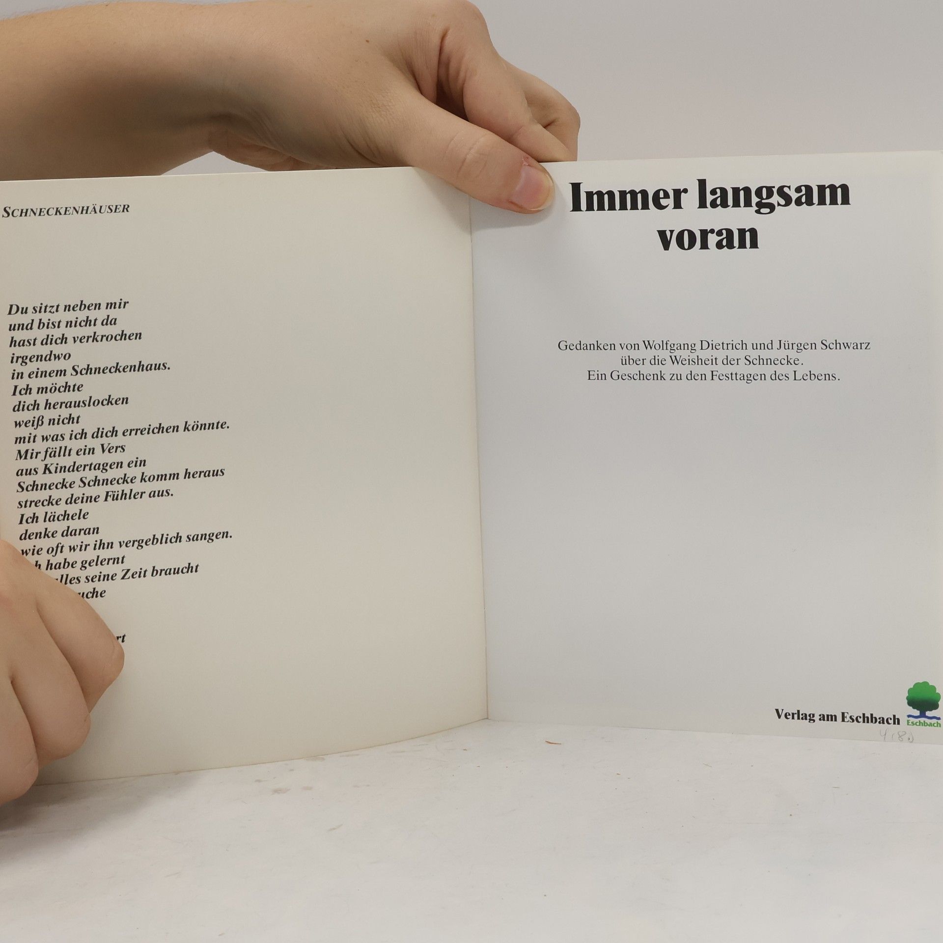 Wolfgang Dietrich Immer Langsam Voran