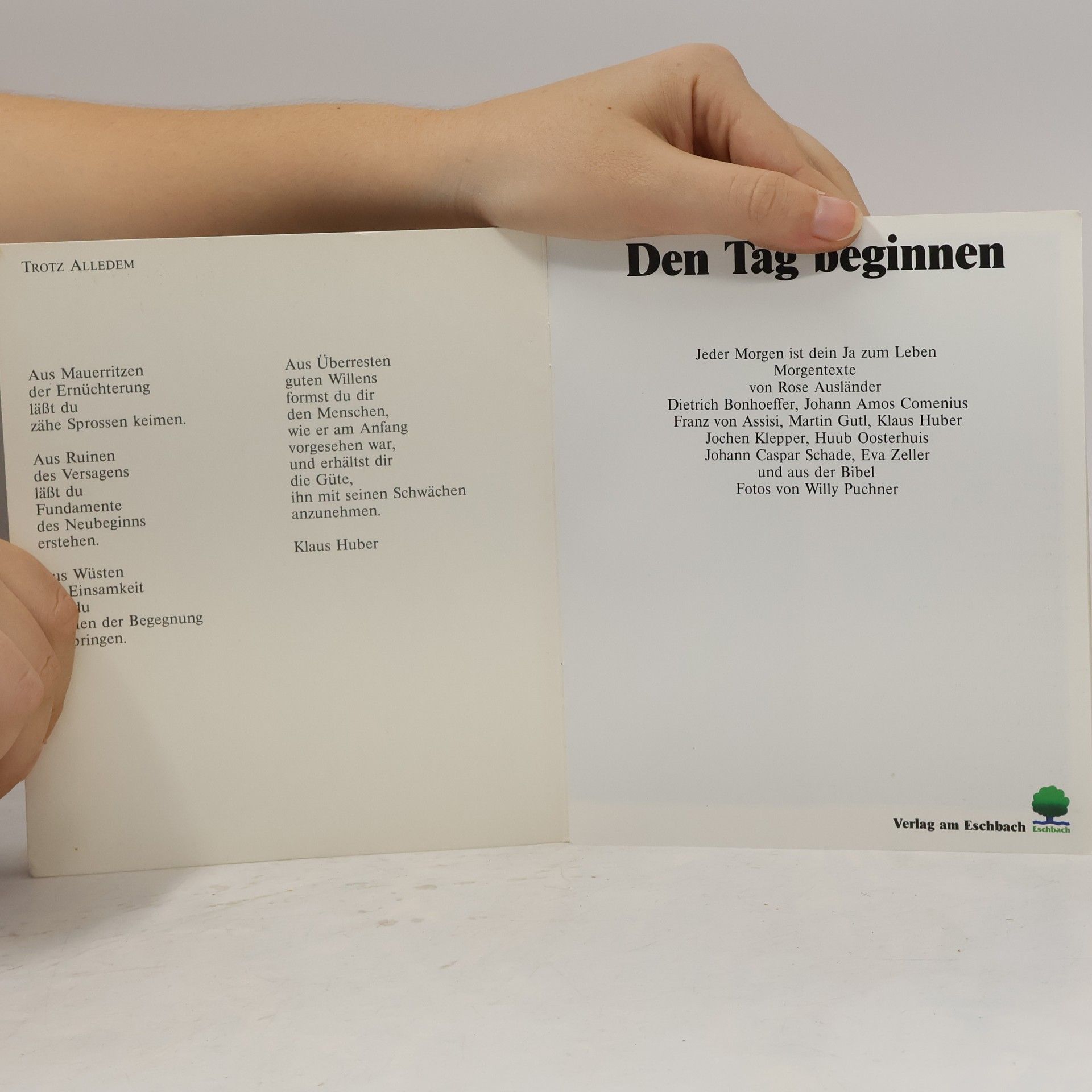 Various authors Den Tag Beginnen