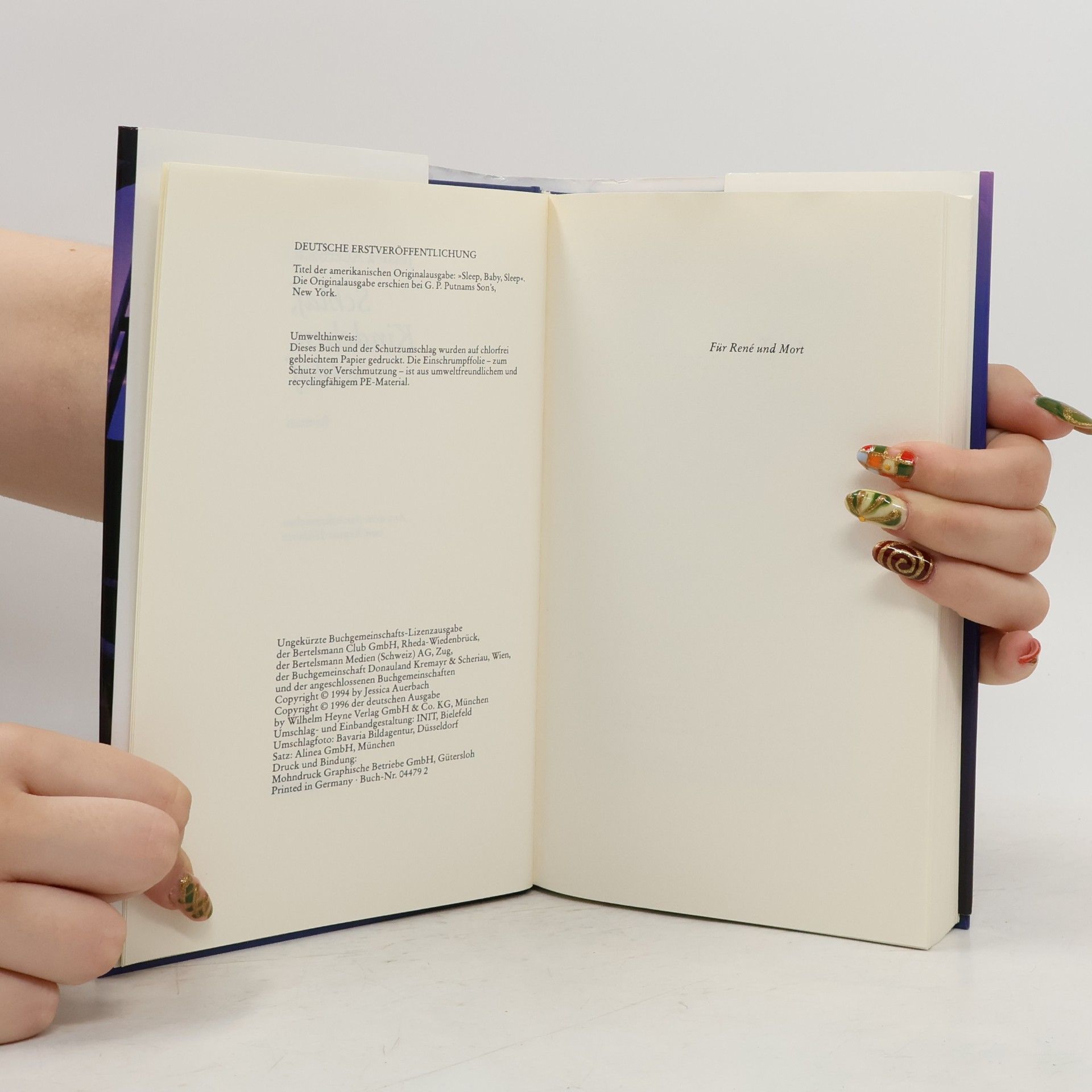 Jessica Auerbach Schlaf, Kindchen, schlaf