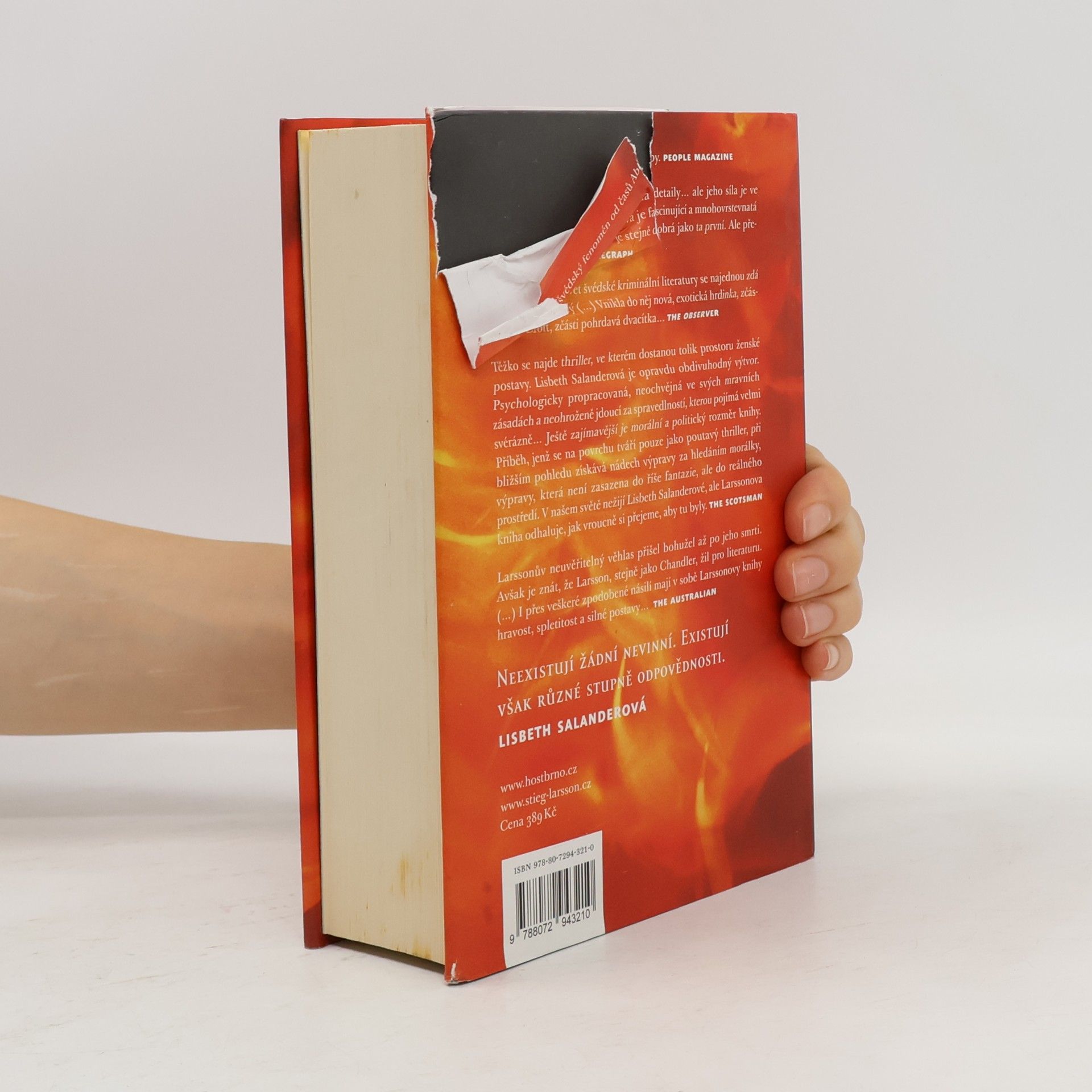 Stieg Larsson Dívka, která si hrála s ohněm