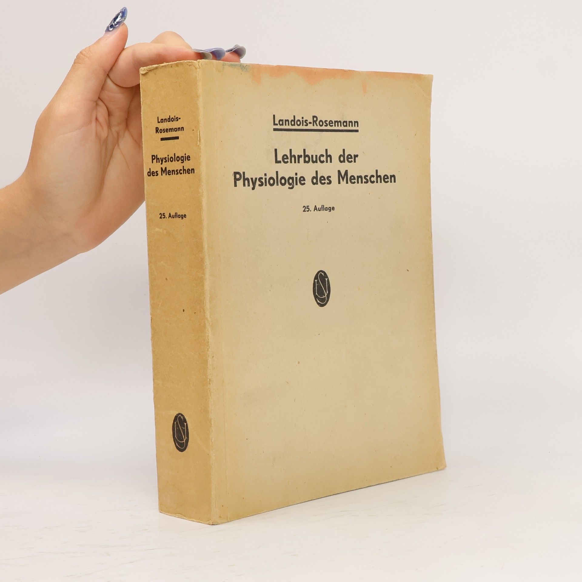 Lehrbuch der Physiologie des Menschen