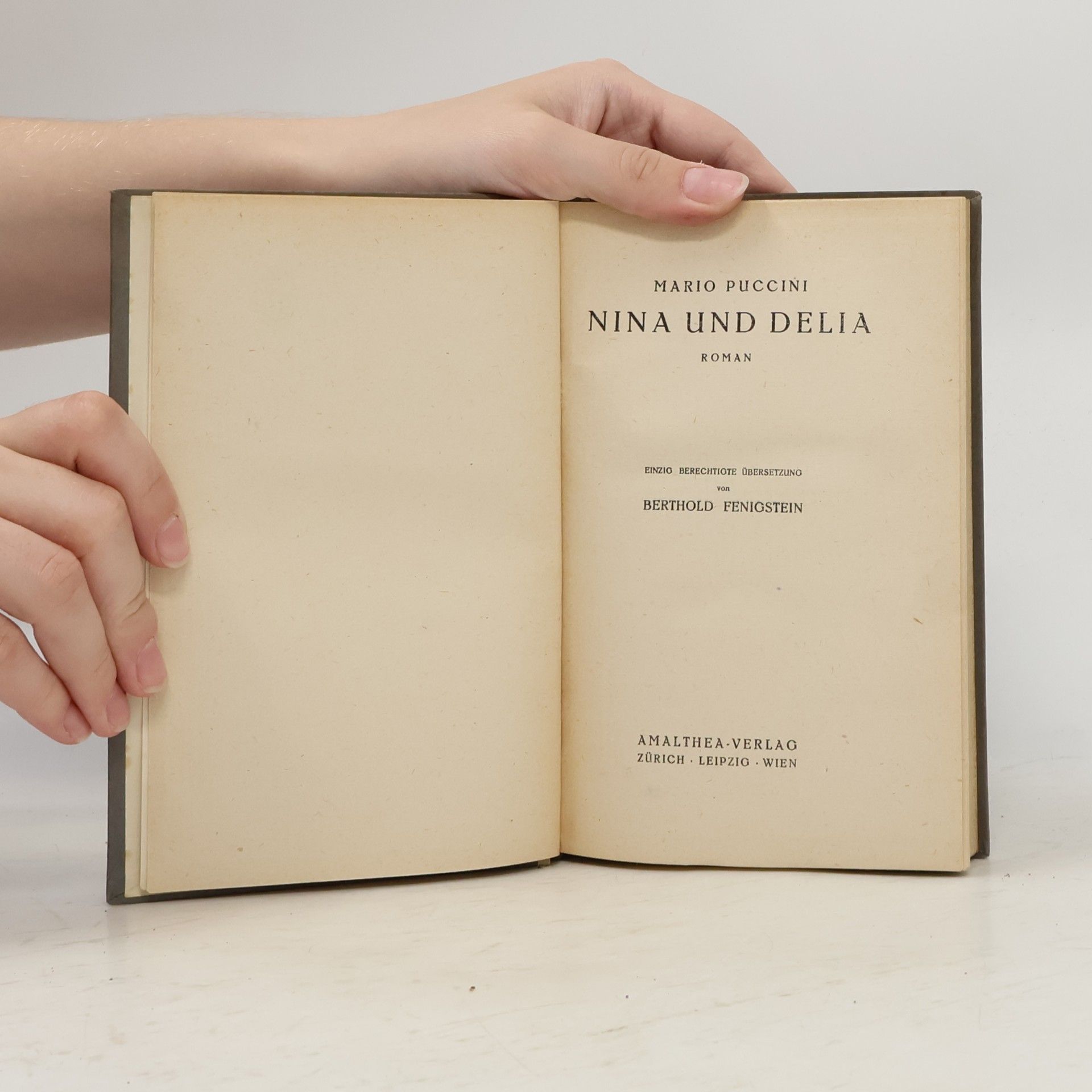 Mario Puccini Nina und Delia