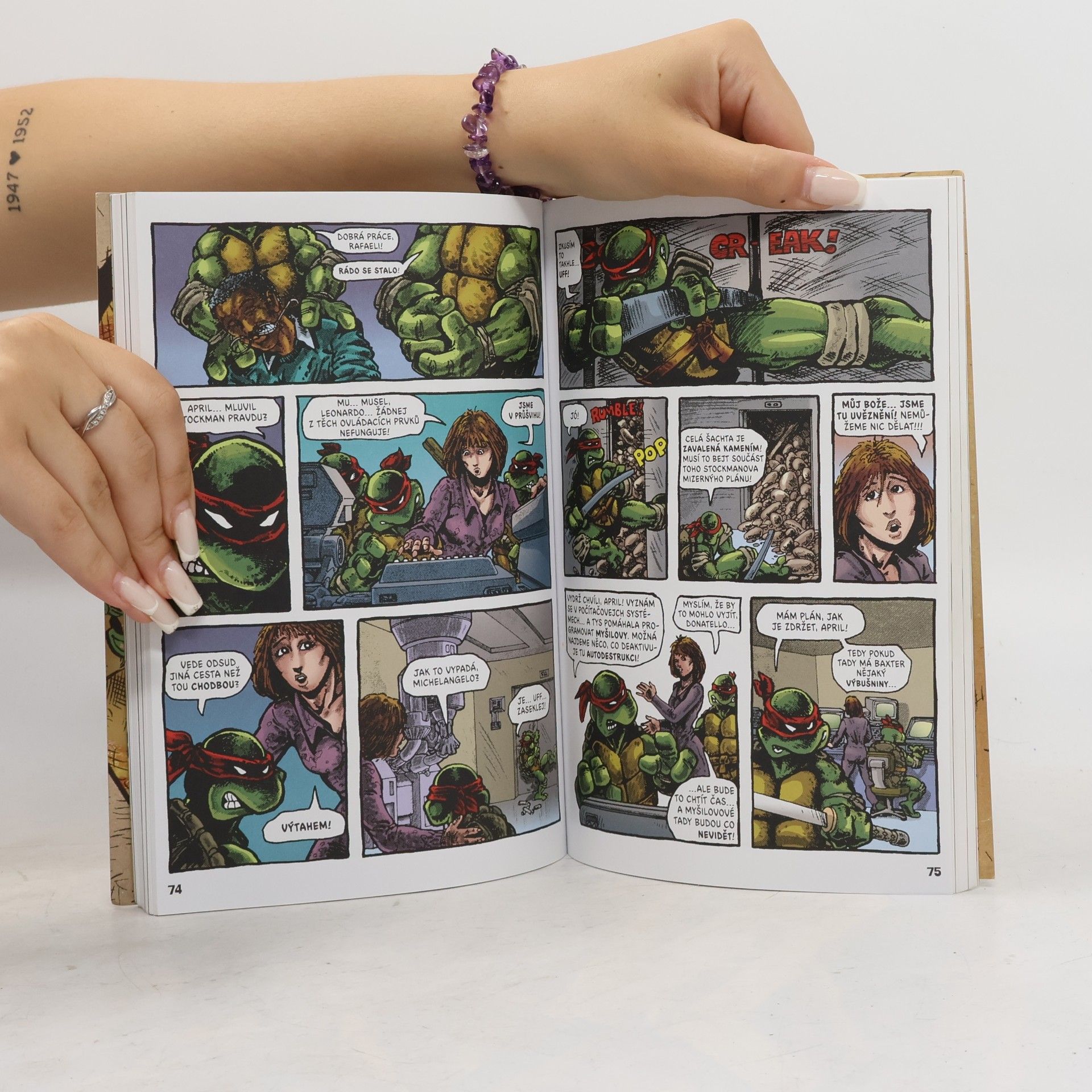 Kevin B. Eastman Želvy Ninja. Menu číslo 1