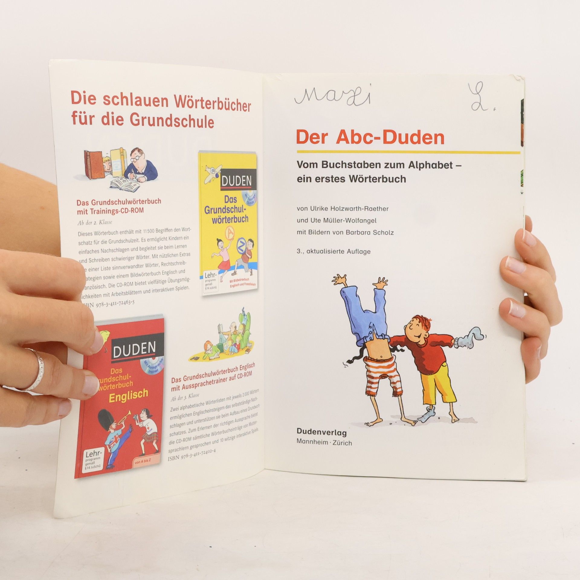 Ulrike Holzwarth Der Abc-Duden: Vom Buchstaben zum Alphabet - ein erstes Wörterbuch