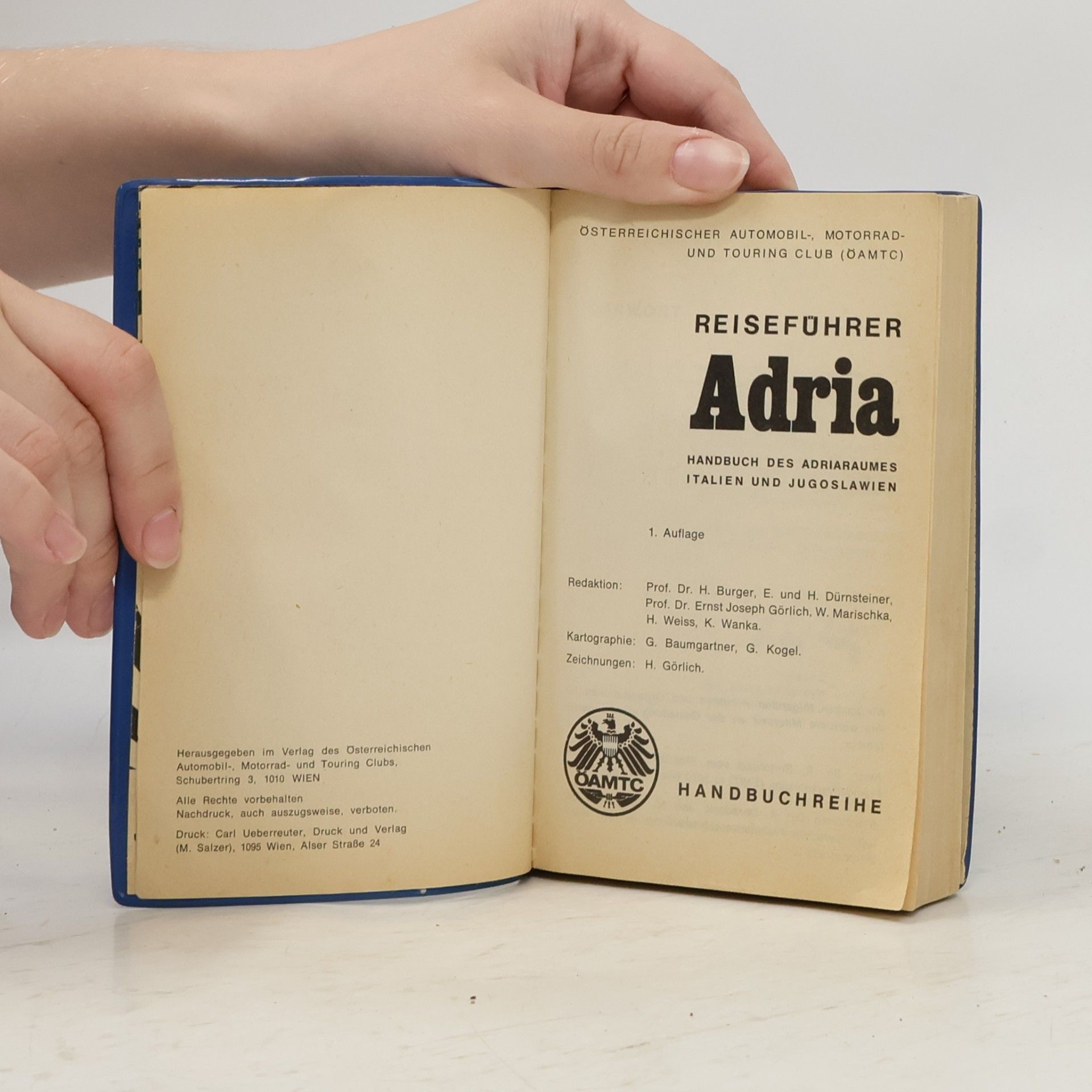 Autorenkollektiv Adria : Handbuch des Adriaraumes Italien und Jugoslawien