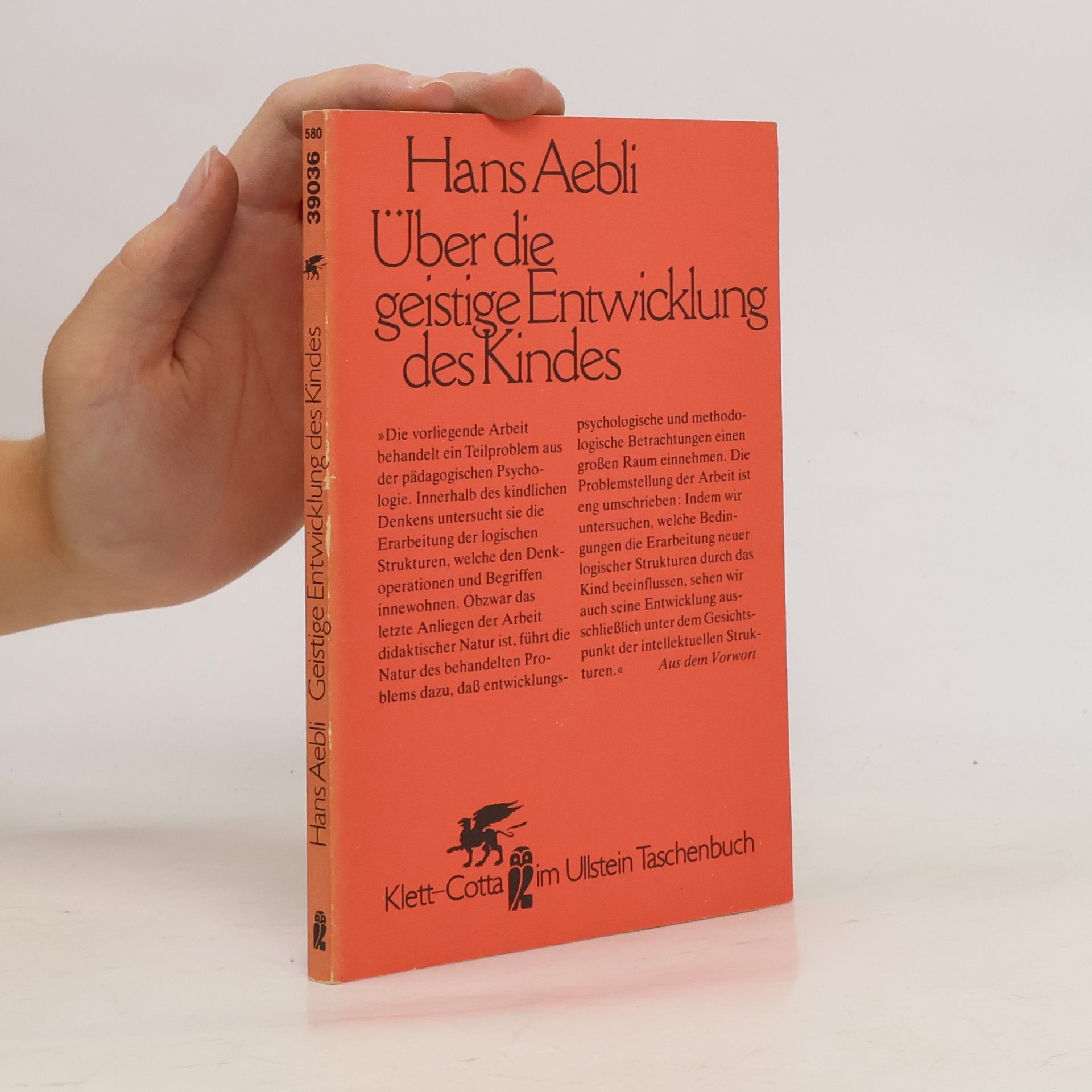 Über die geistige Entwicklung des Kindes