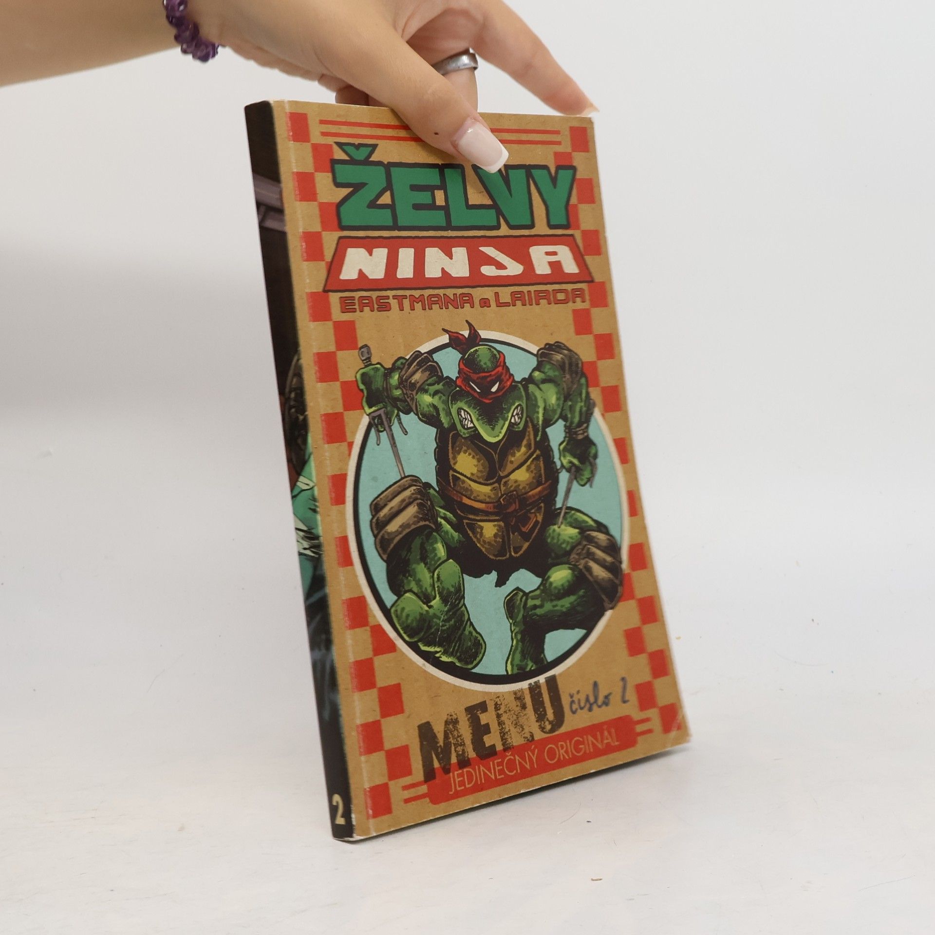 Kevin B. Eastman Želvy Ninja Eastmana a Lairda. Menu číslo 2
