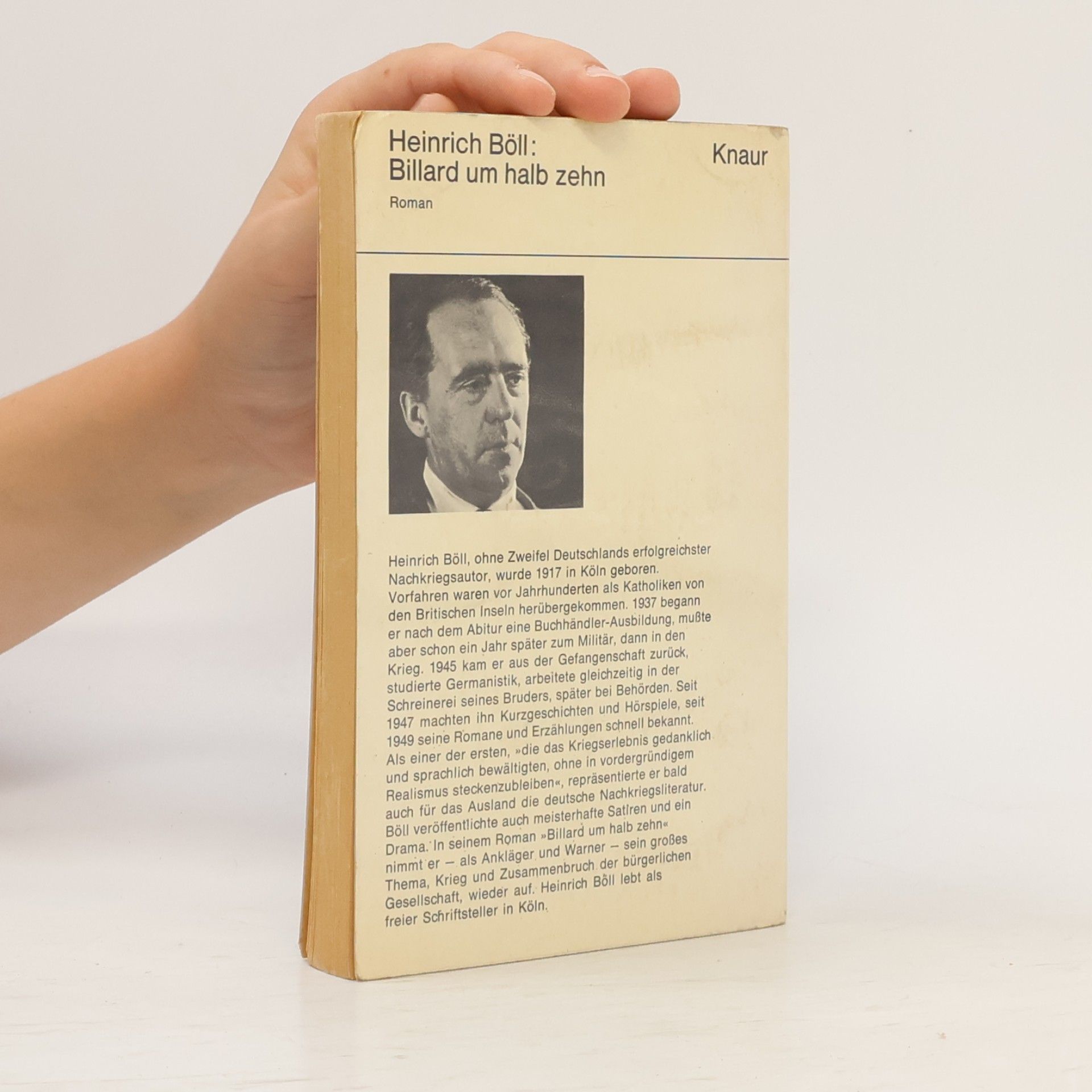 Heinrich Böll Billard und halb zehn