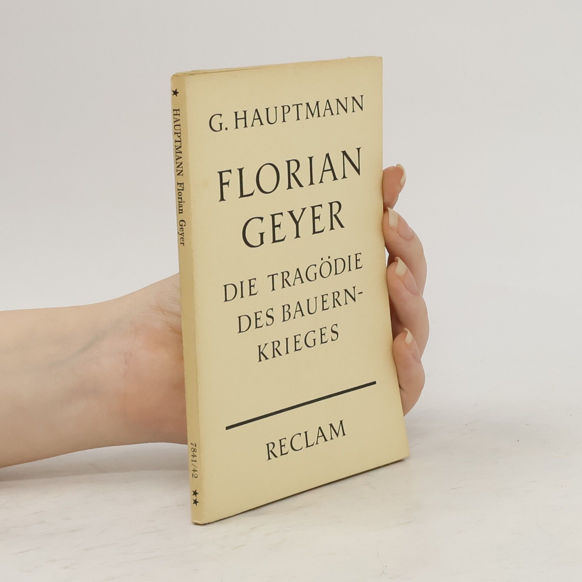 Gerhart Hauptmann Florian Geyer Die Tragödie des Bauernkrieges