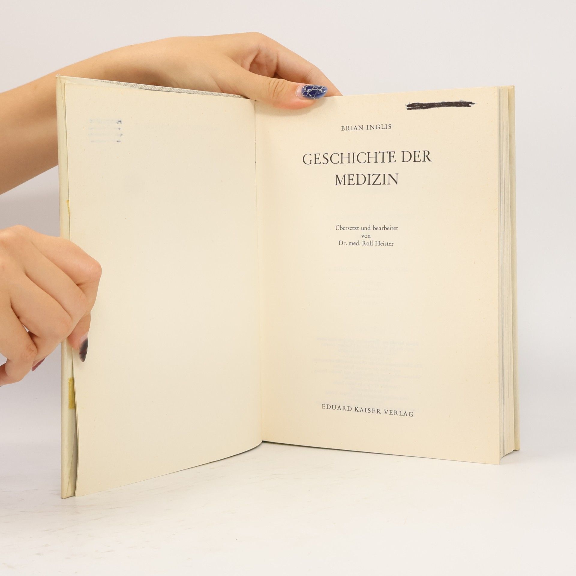 Brian Inglis Geschichte der Medizin