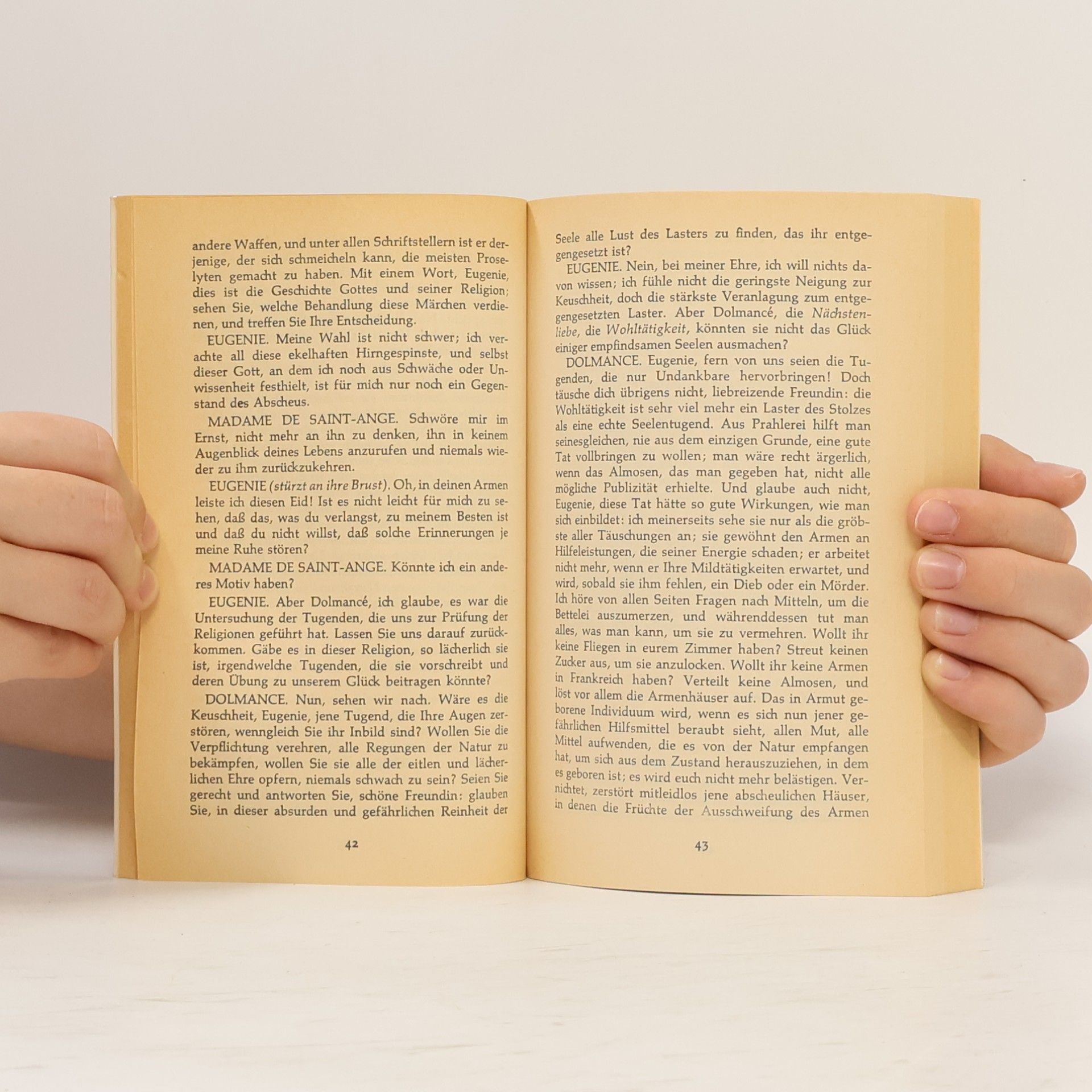 Donatien Alphonse François marquis de Sade Philosophie im Boudoir