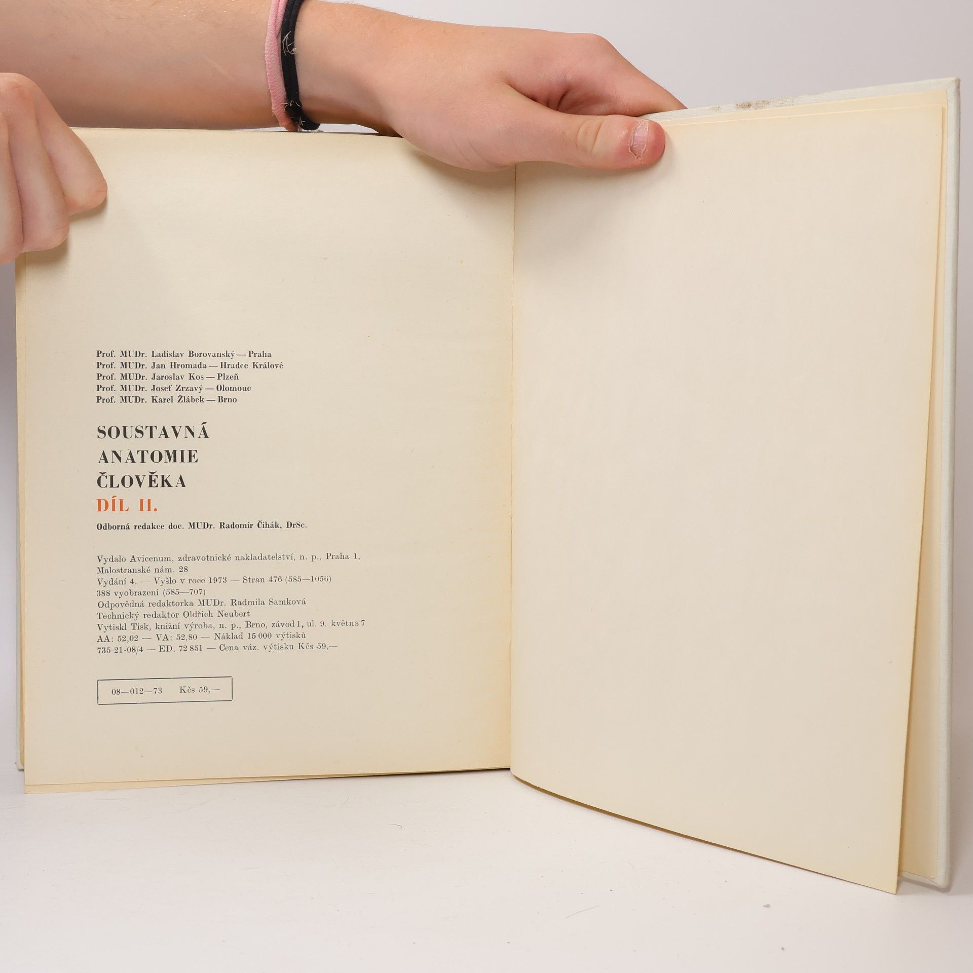 Ladislav Borovanský Soustavná anatomie člověka II.