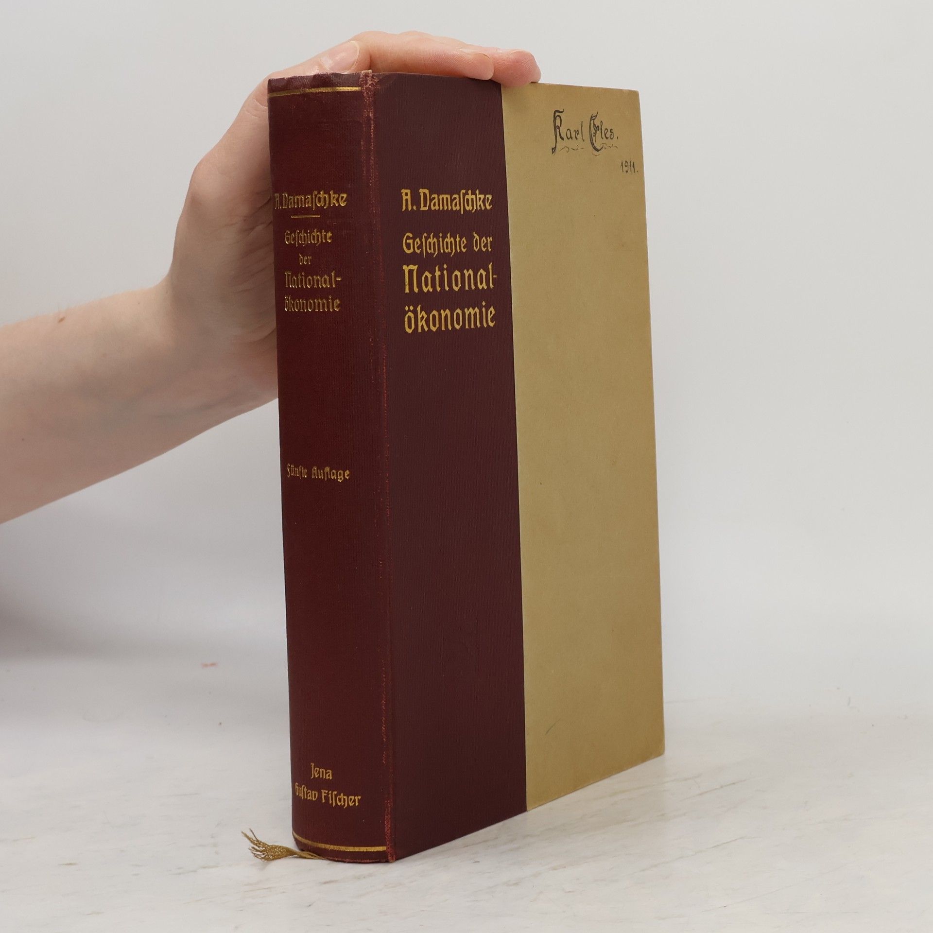 Geschichte der Nationalökonomie. Sünfte Auflage