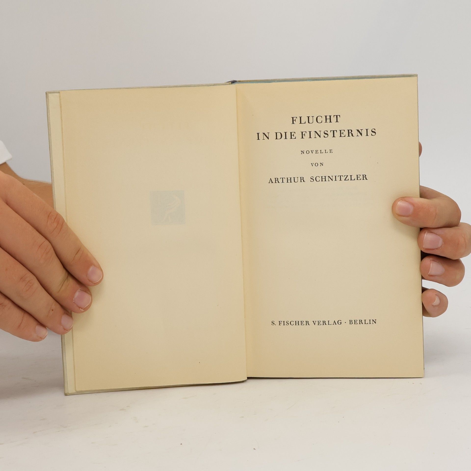 Arthur Schnitzler Flucht in die Finsternis