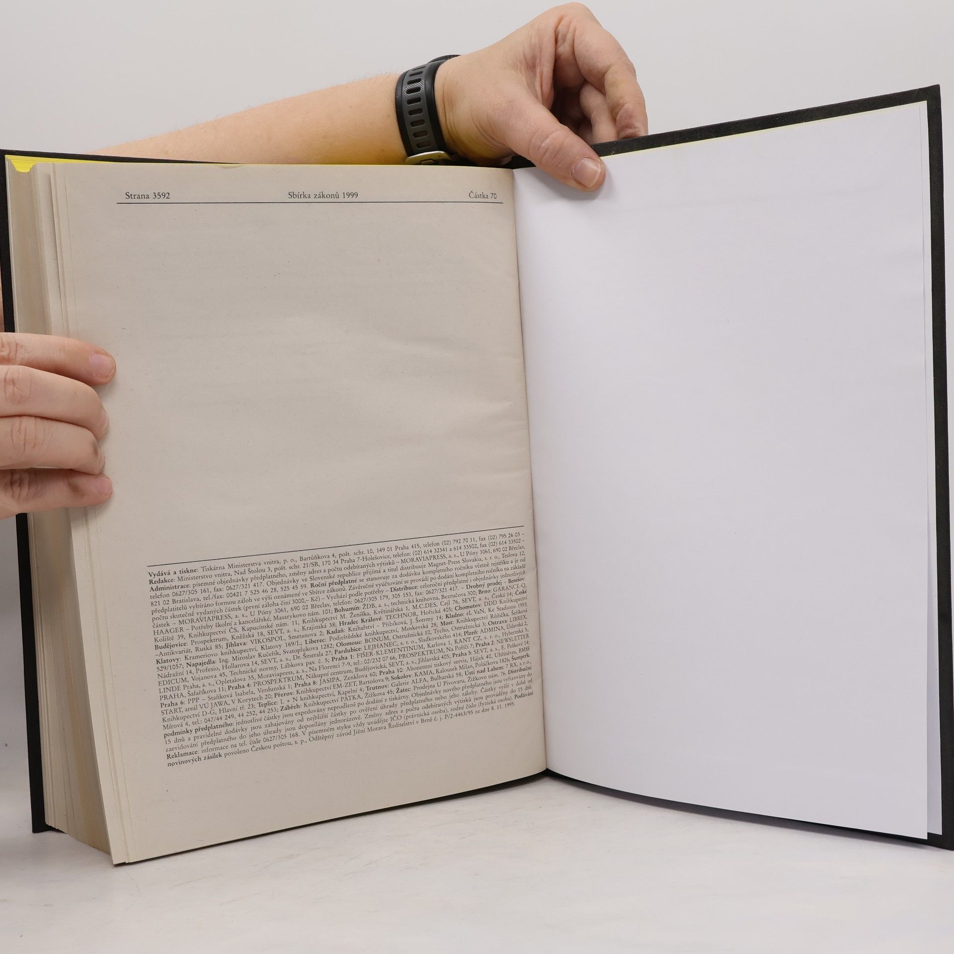Autores varios Sbírka zákonů 1999 204