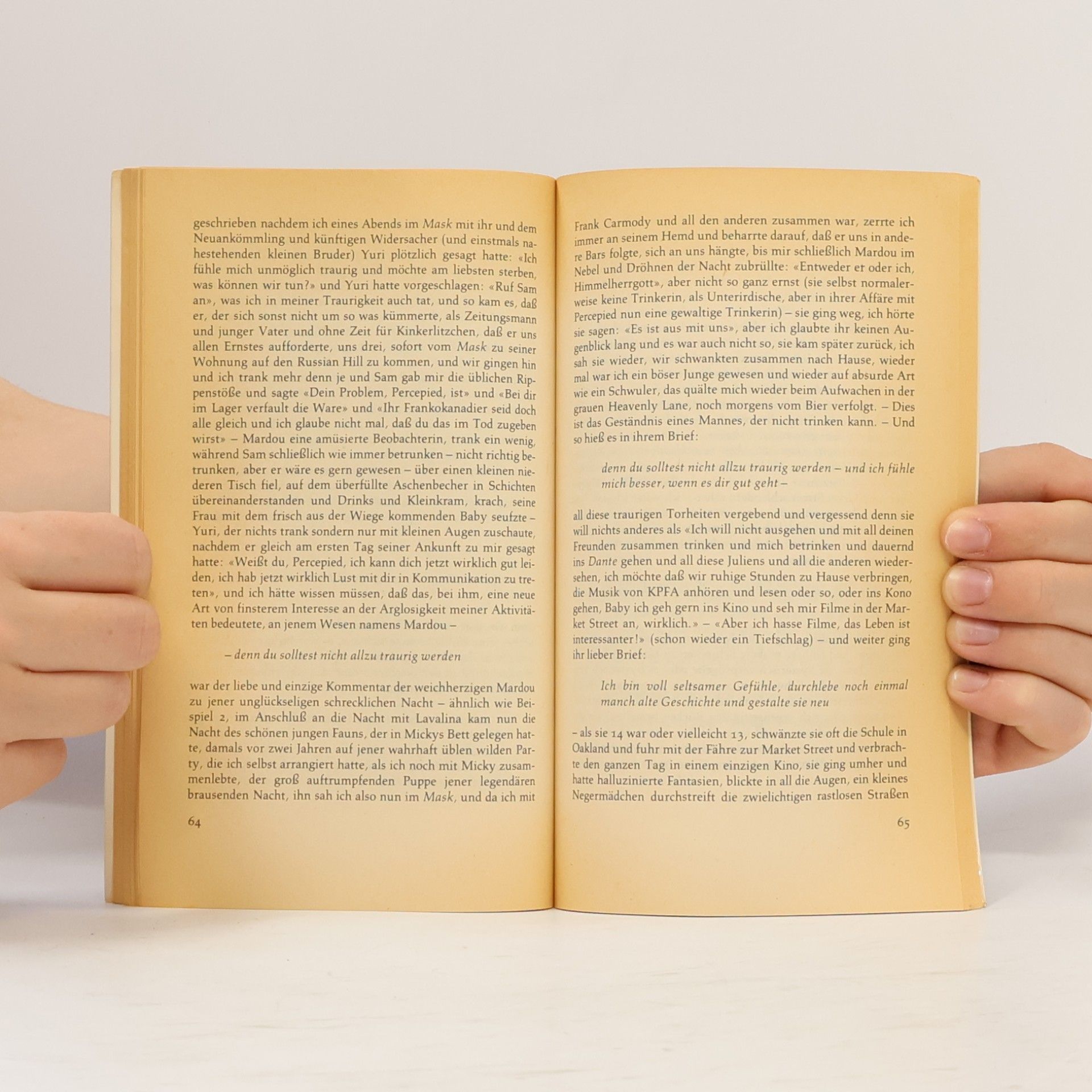 Jack Kerouac Be-Bop, Bars und weisses Pulver