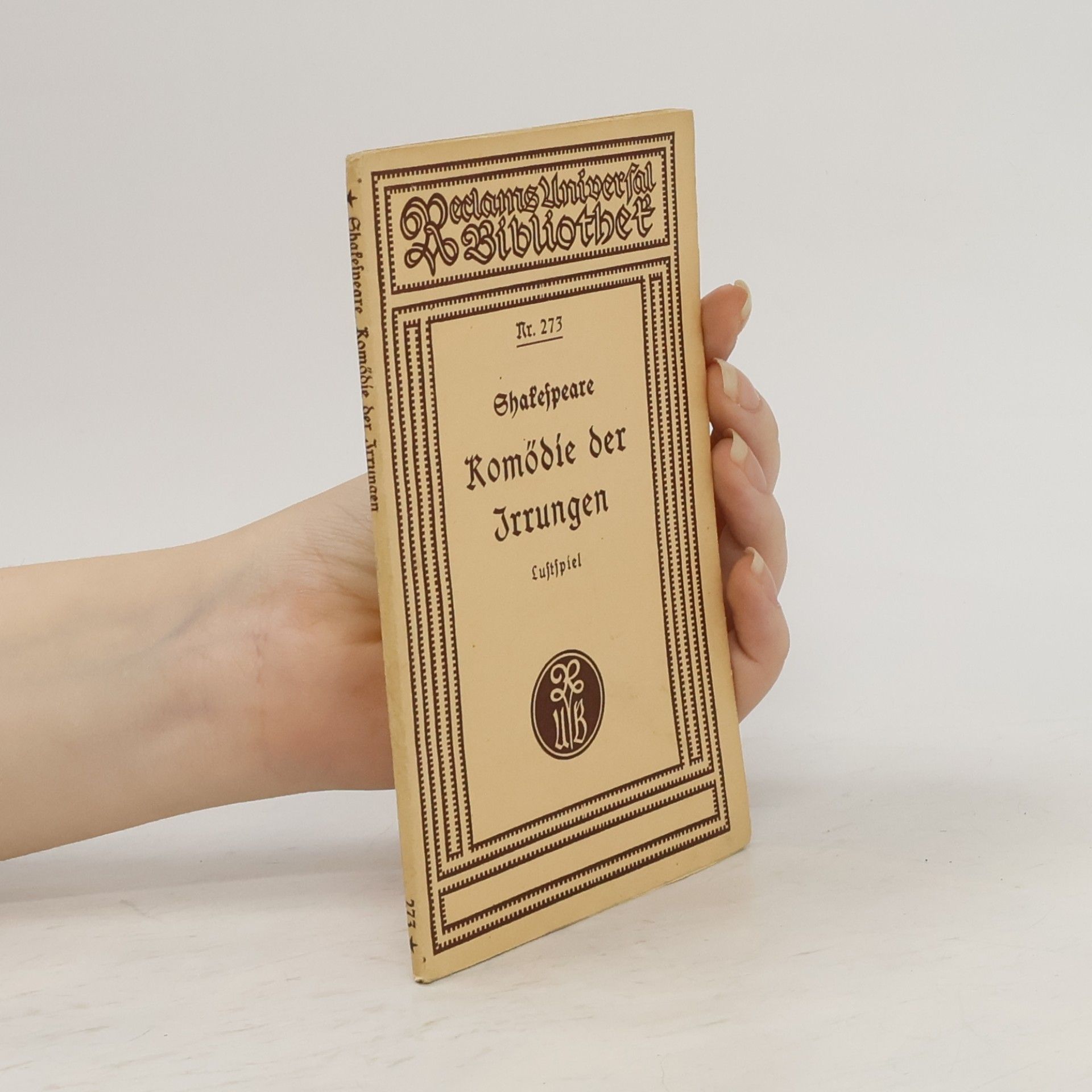 William Shakespeare Die Komödie der Irrungen