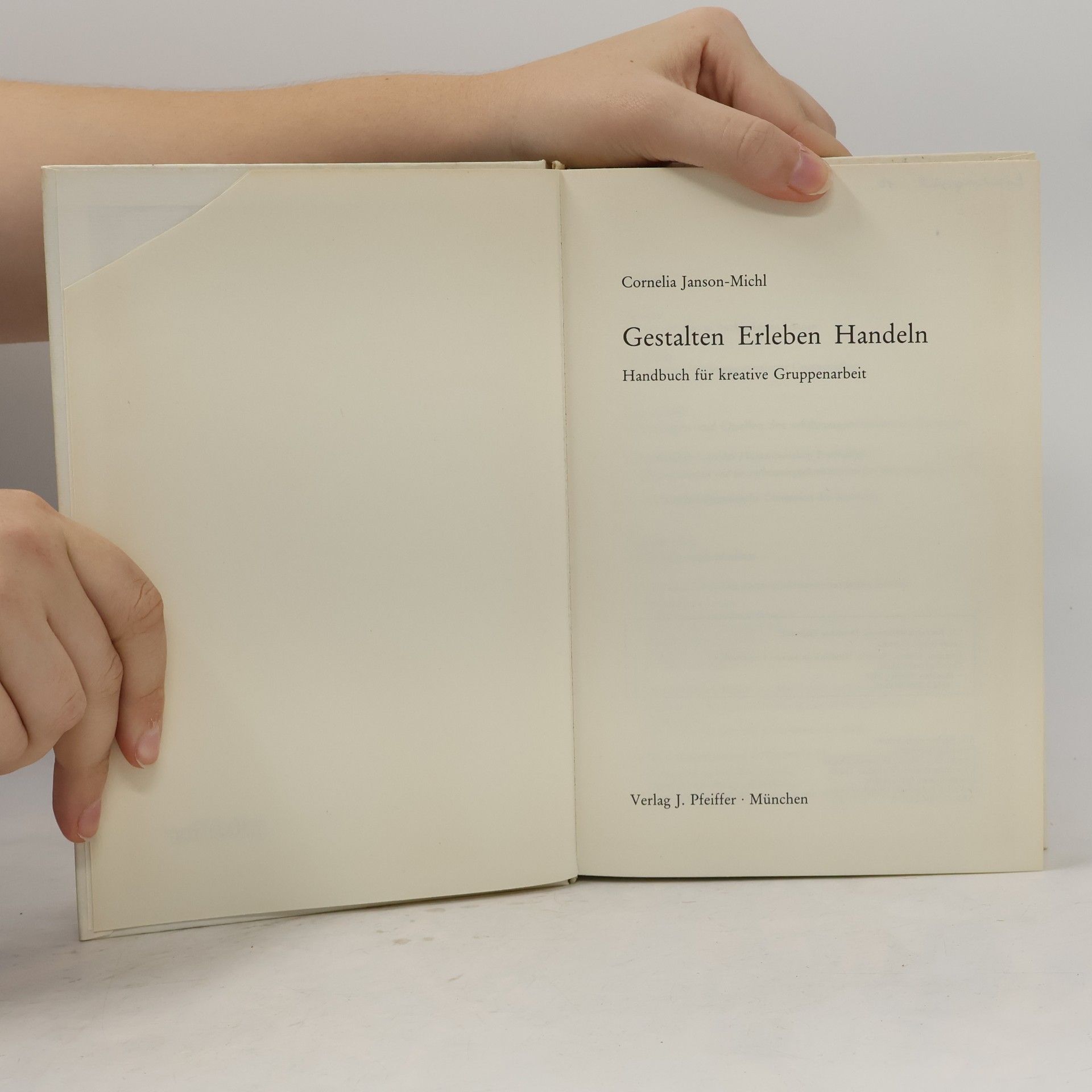 Cornelia Janson-Michl Gestalten, Erleben, Handeln