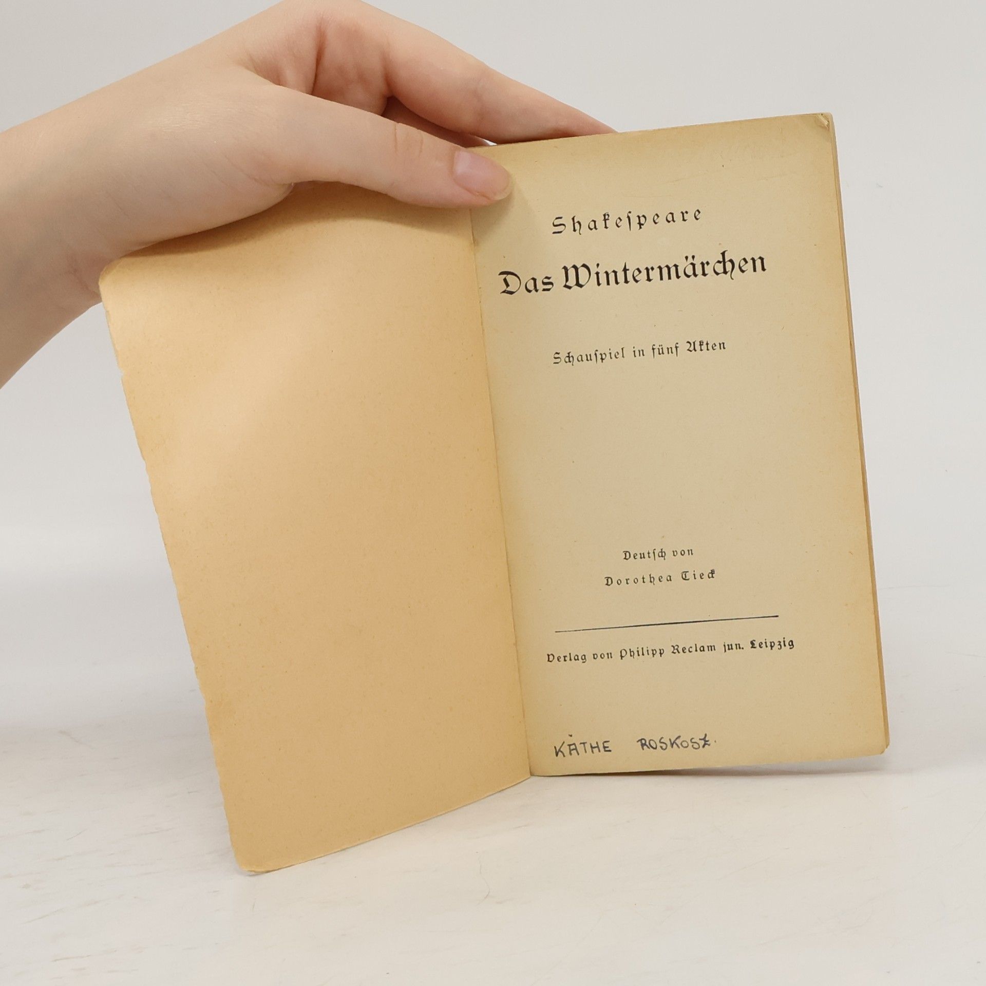 William Shakespeare Das Wintermärchen