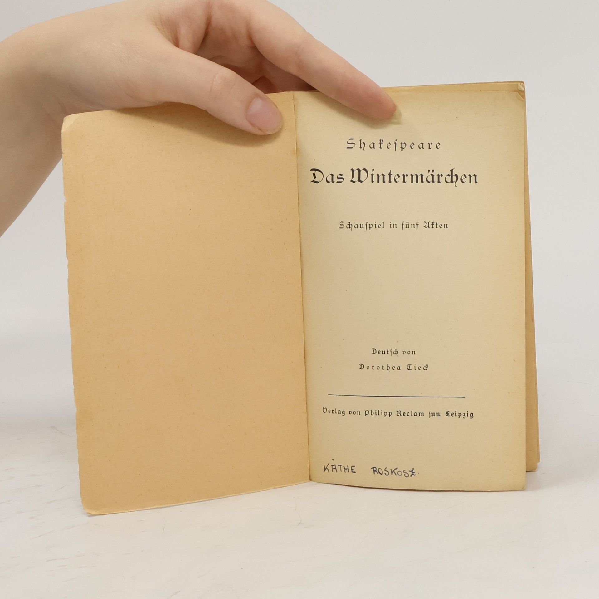 William Shakespeare Das Wintermärchen