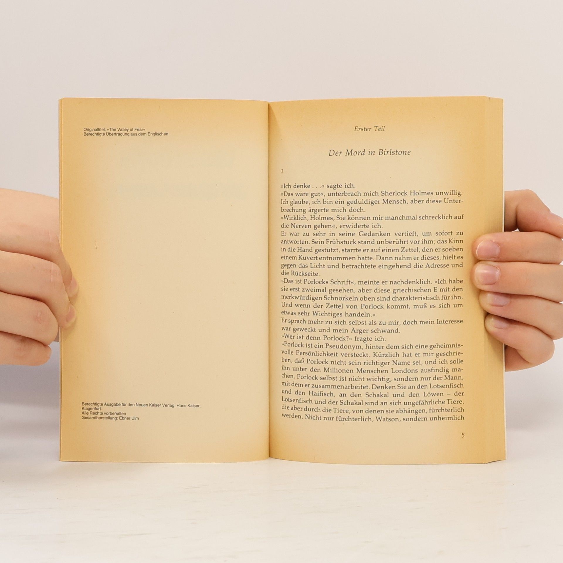 Arthur Conan Doyle Das Tal des Grauens