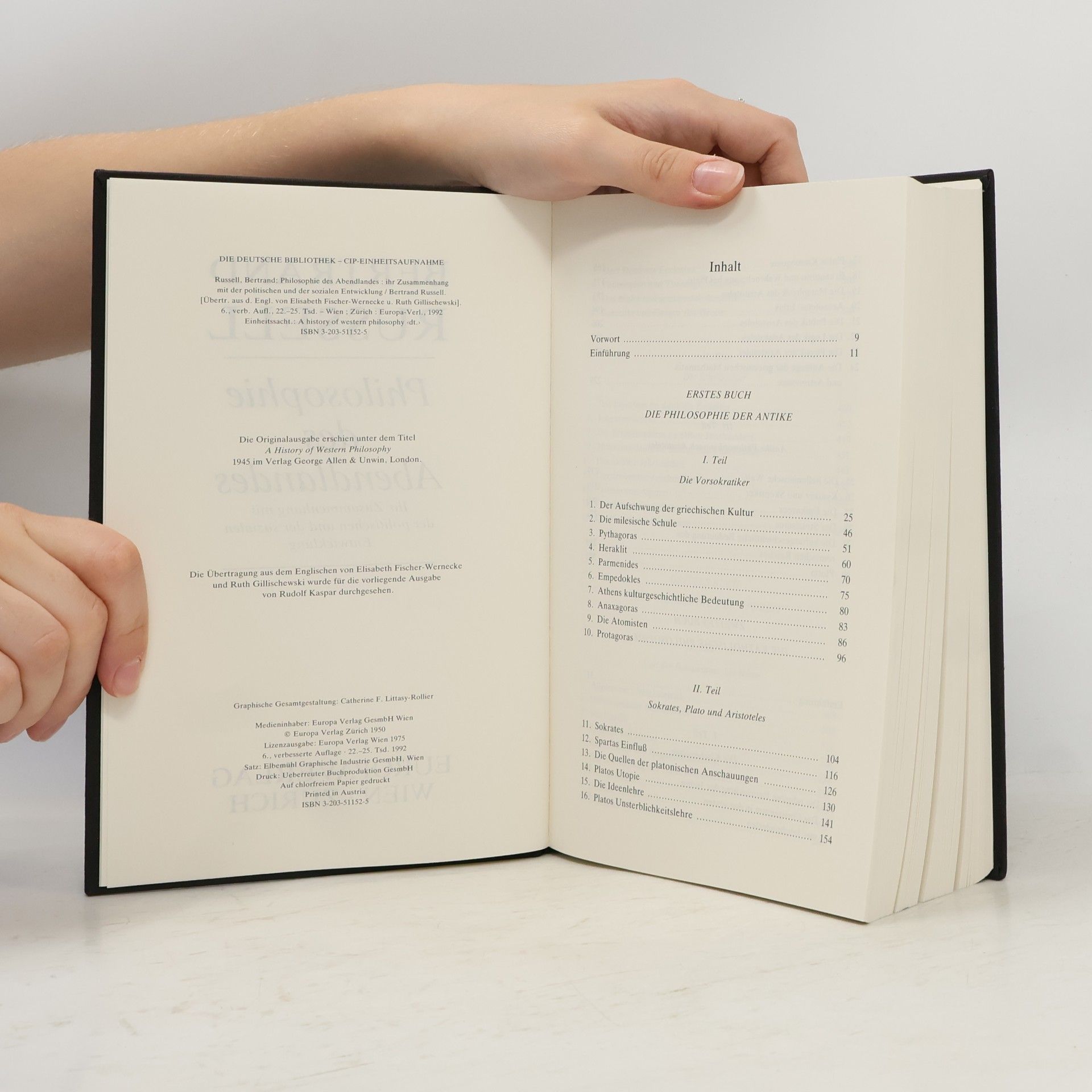 Bertrand Russell Philosophie des Abendlandes
