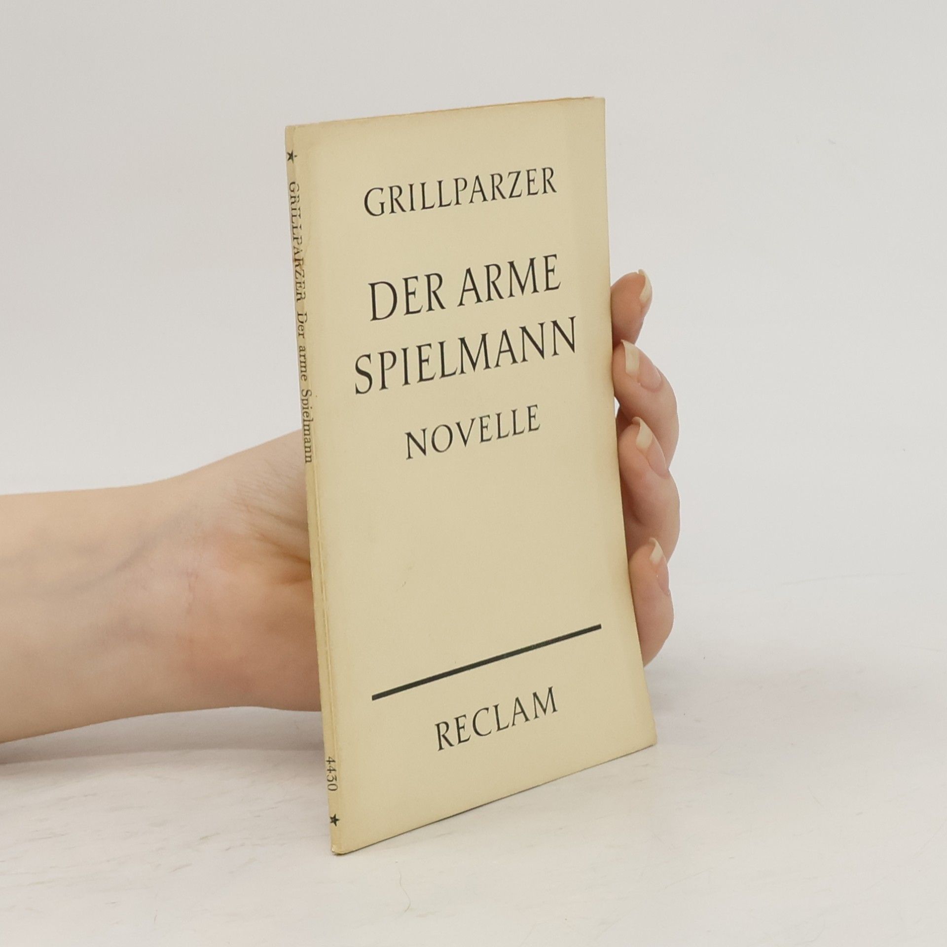 Franz Grillparzer Der Arme Spielmann