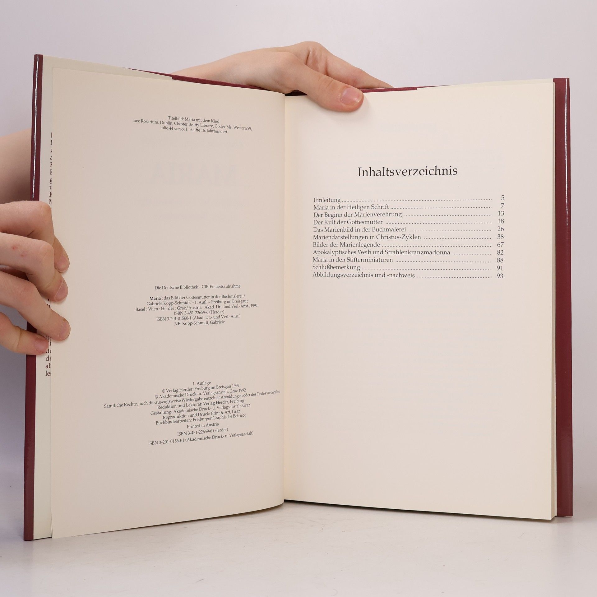 Gabriele Kopp-Schmidt Maria Das Bild der Gottesmutter in der Buchmalerei