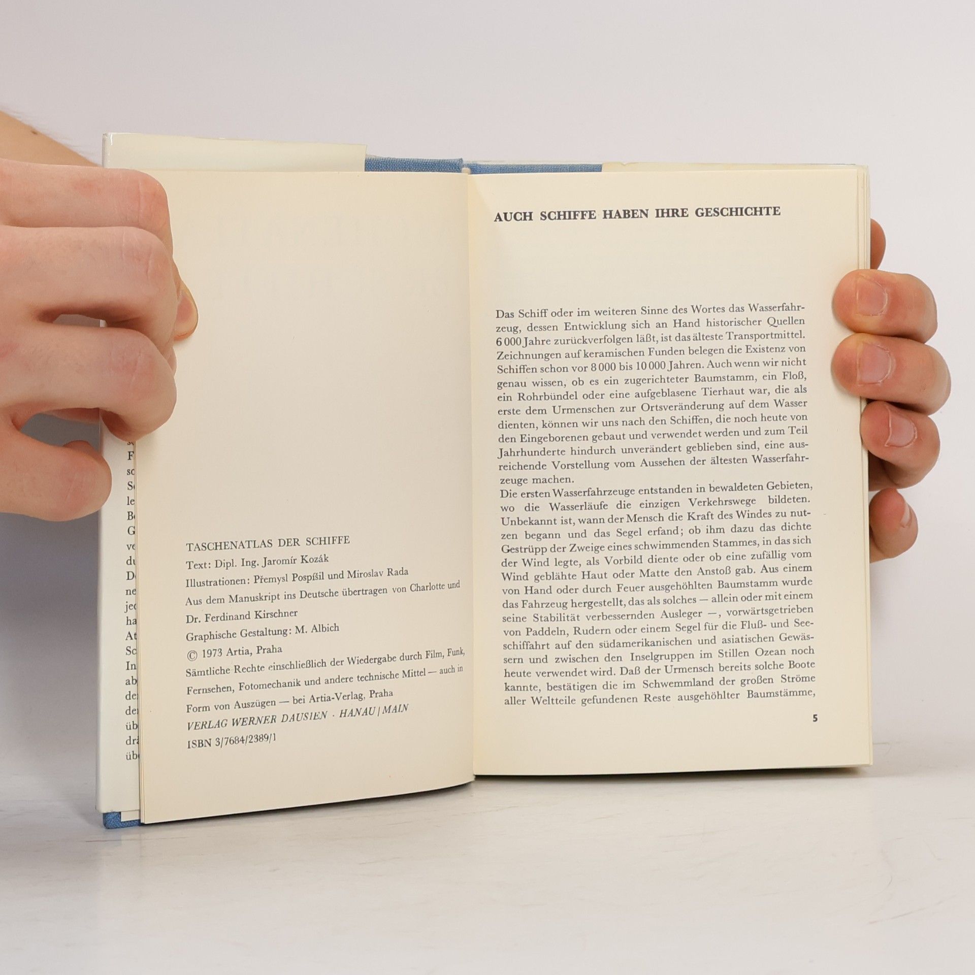 Jaromír Kozák Taschenatlas der Schiffe