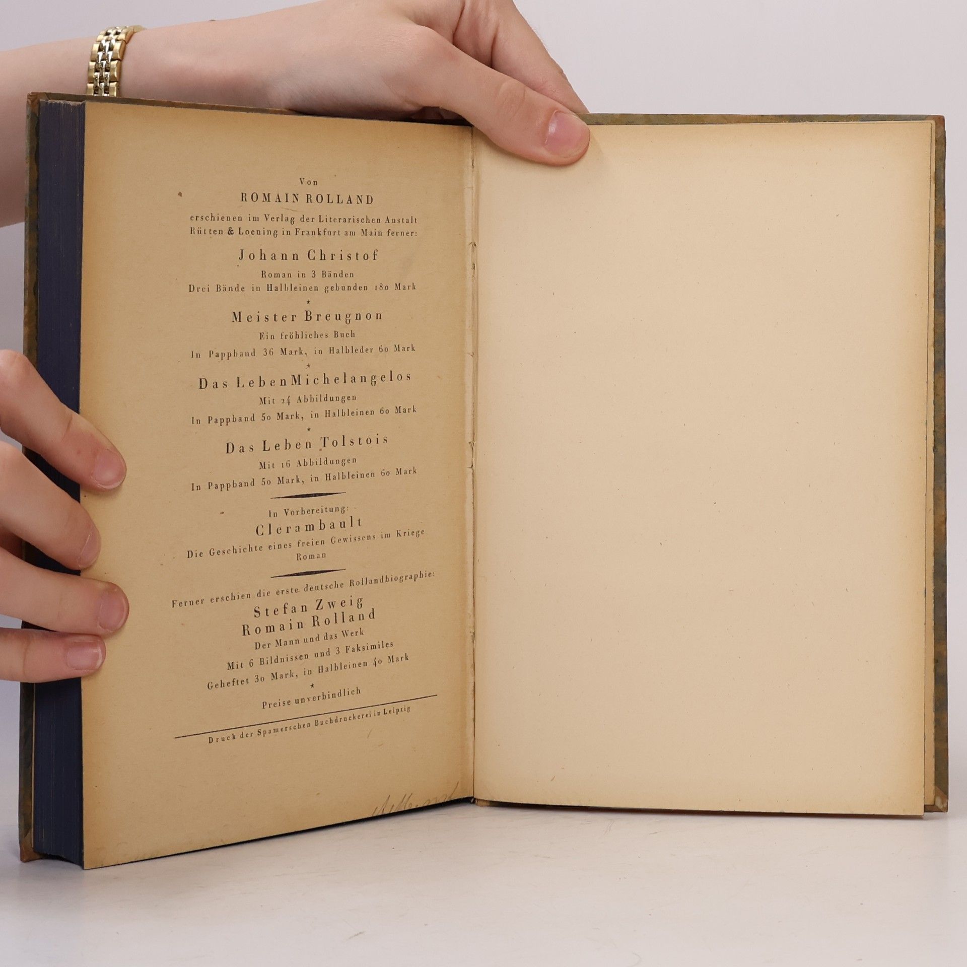Romain Rolland Musikalische Reise ins Land der Vergangenheit