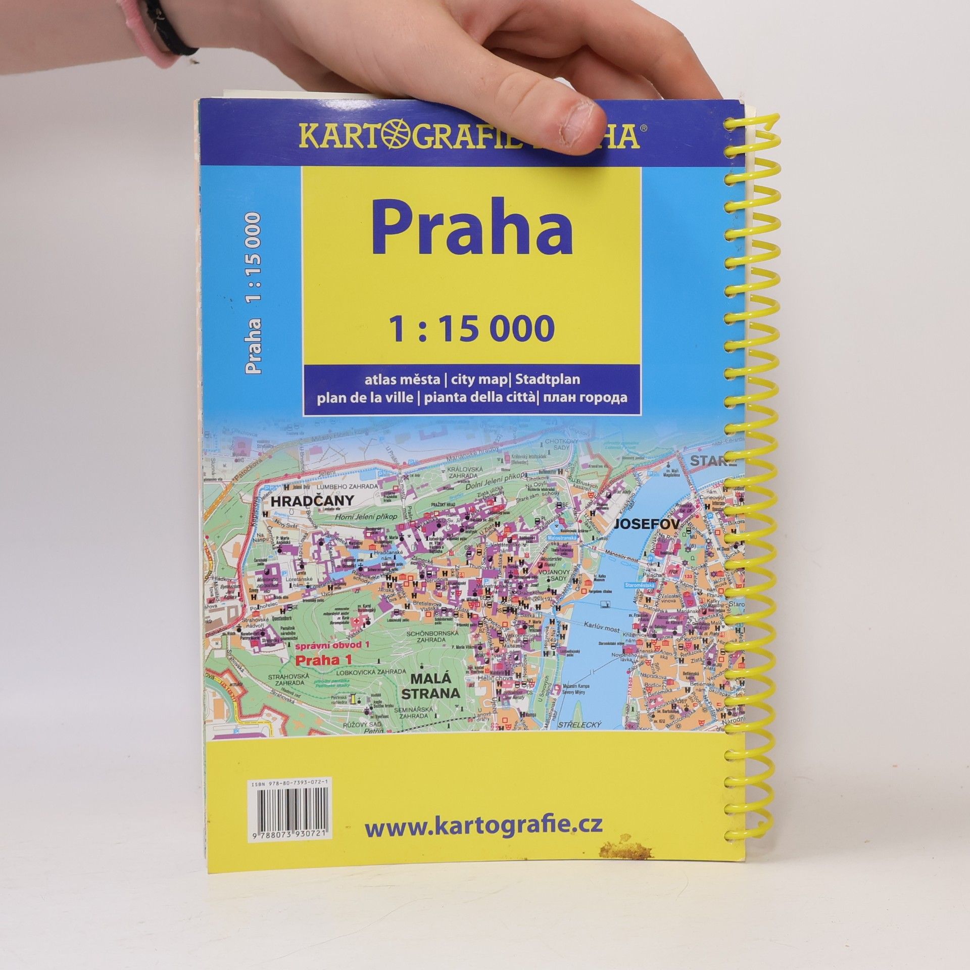 Praha atlas města 1:15 000