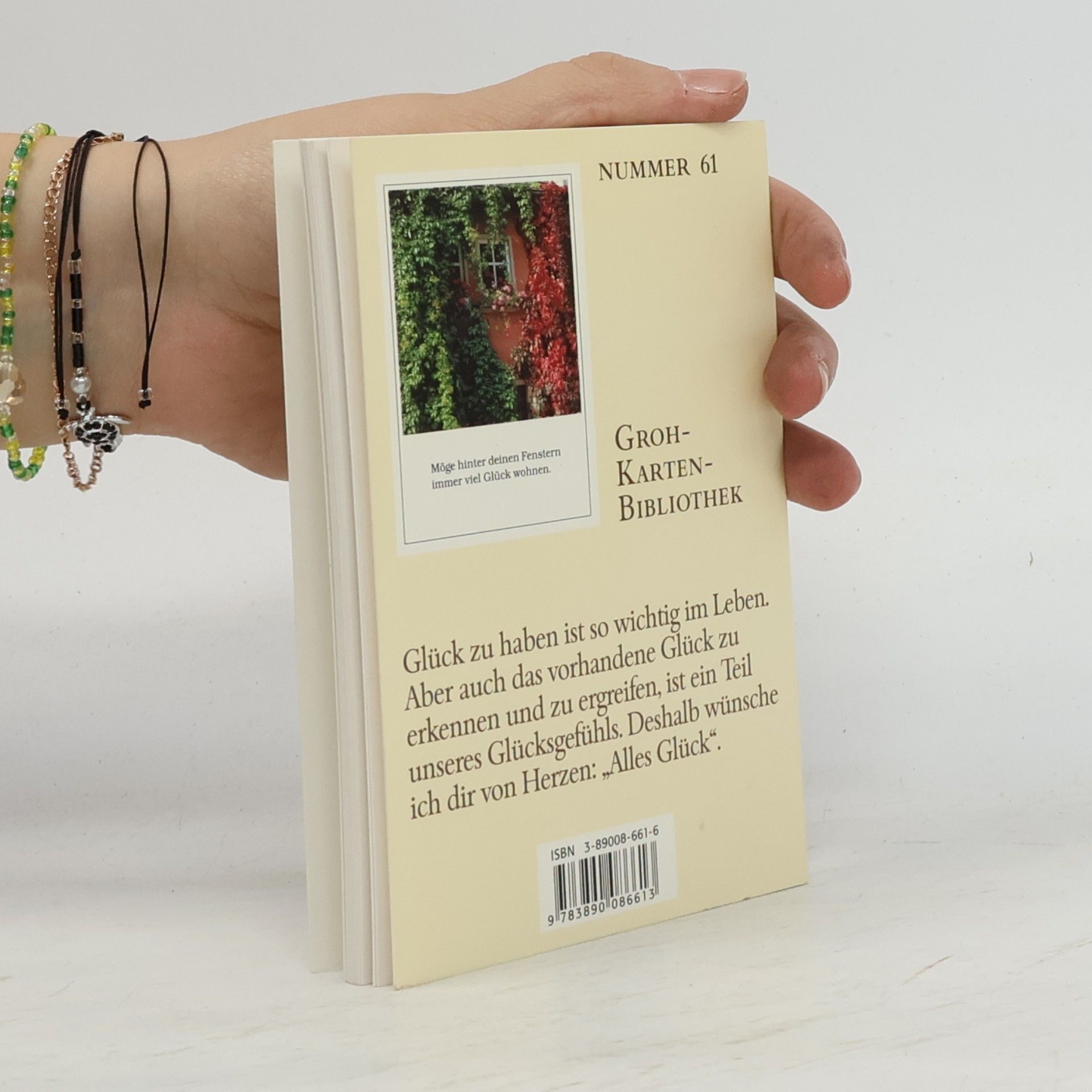 Groh Karten-Bibliothek, Nr.61, Alles Glück wünsch' ich dir