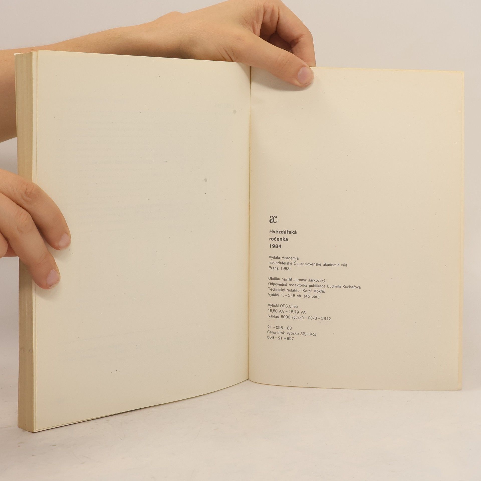 Kolektiv autorů Hvězdářská ročenka 1984