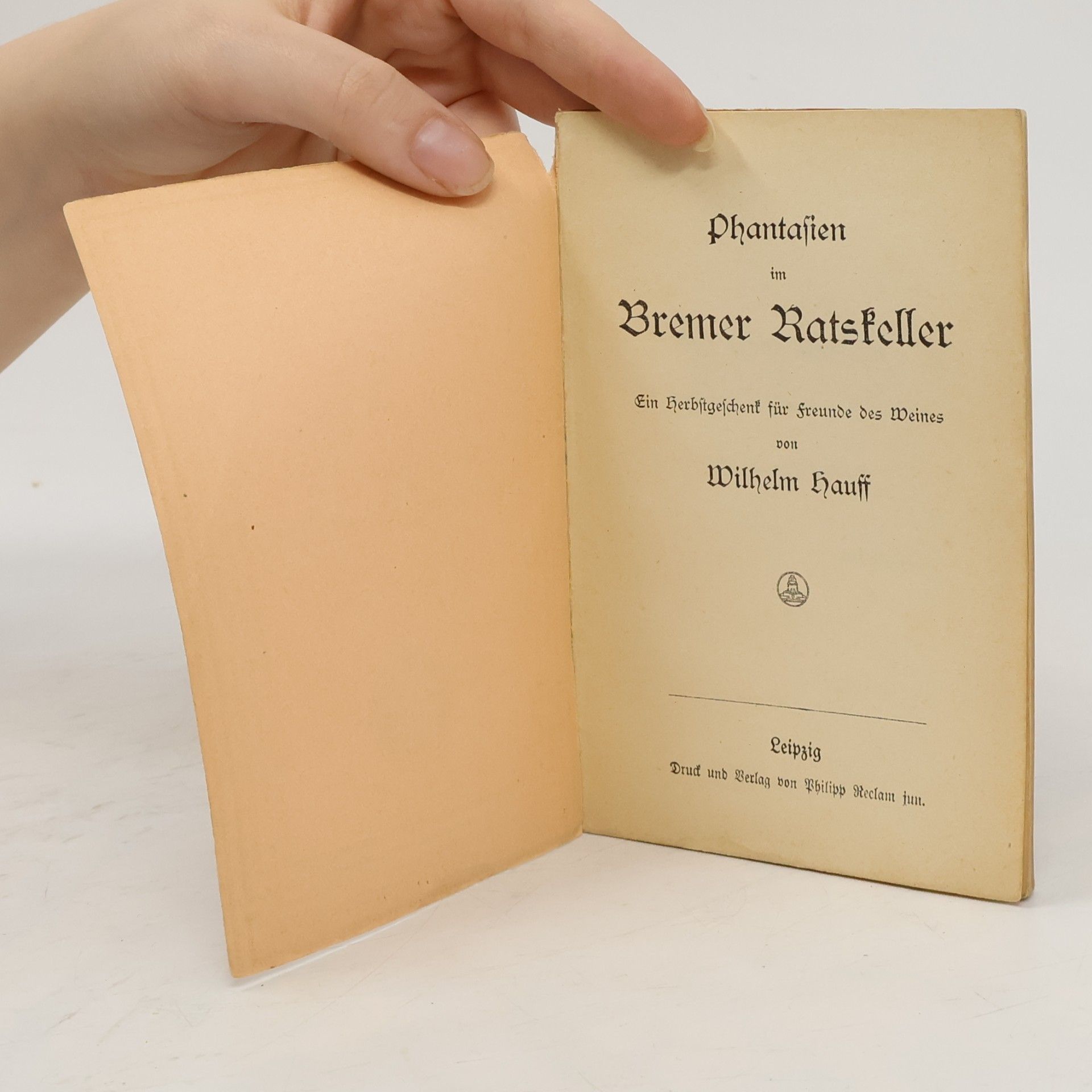 Wilhelm Hauff Phantasien im Bremer Ratskeller