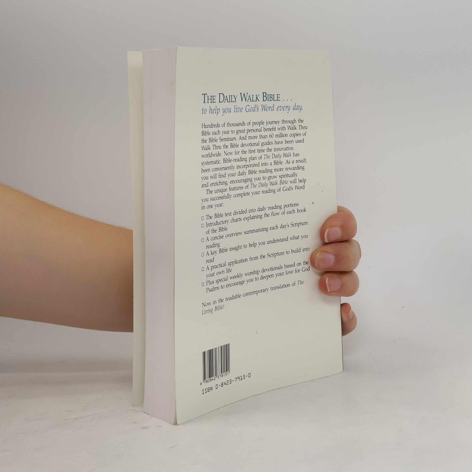 Anonymous The Living Bible: The Daily Walk Bible