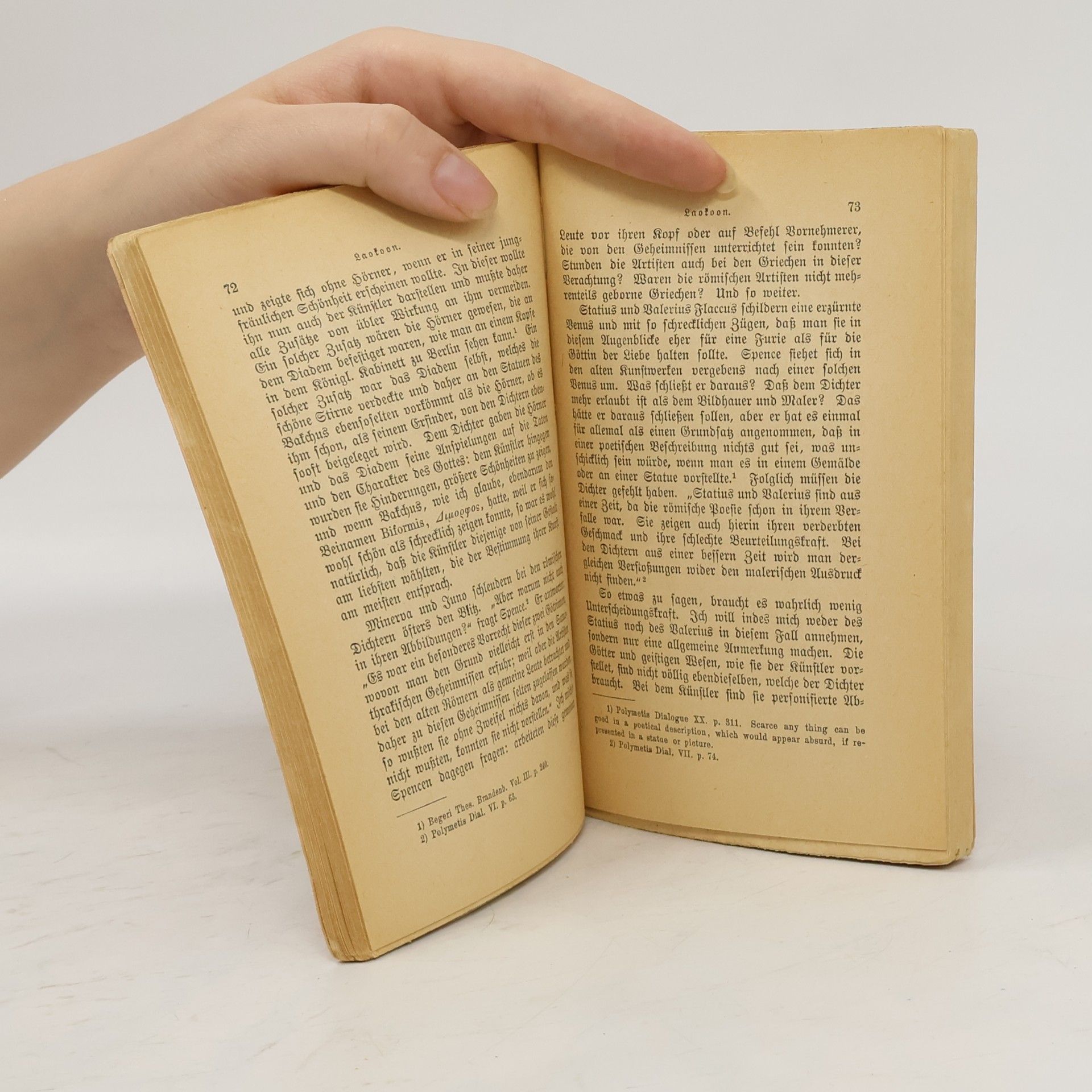 Gotthold Ephraim Lessing Laokoon, oder Über die Grenzen der Malerei und Poesie