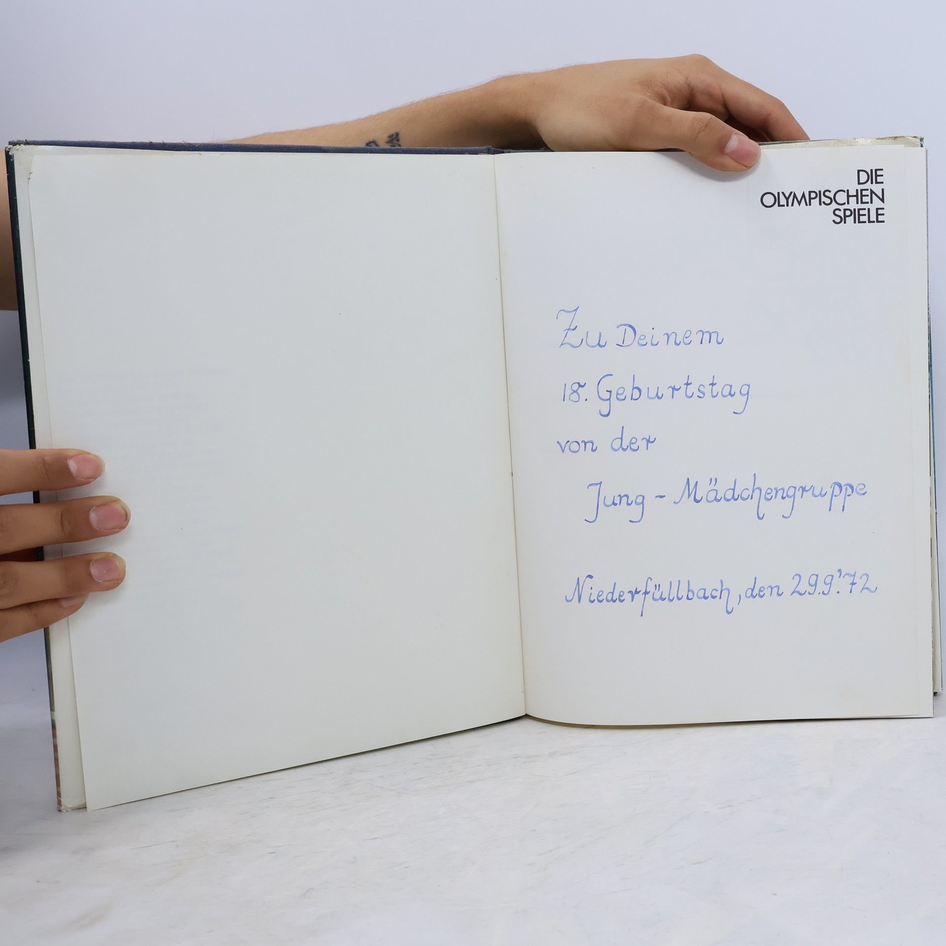 Ernst Huberty Die Olympischen Spiele. München Augsburg. Kiel. Sapporo