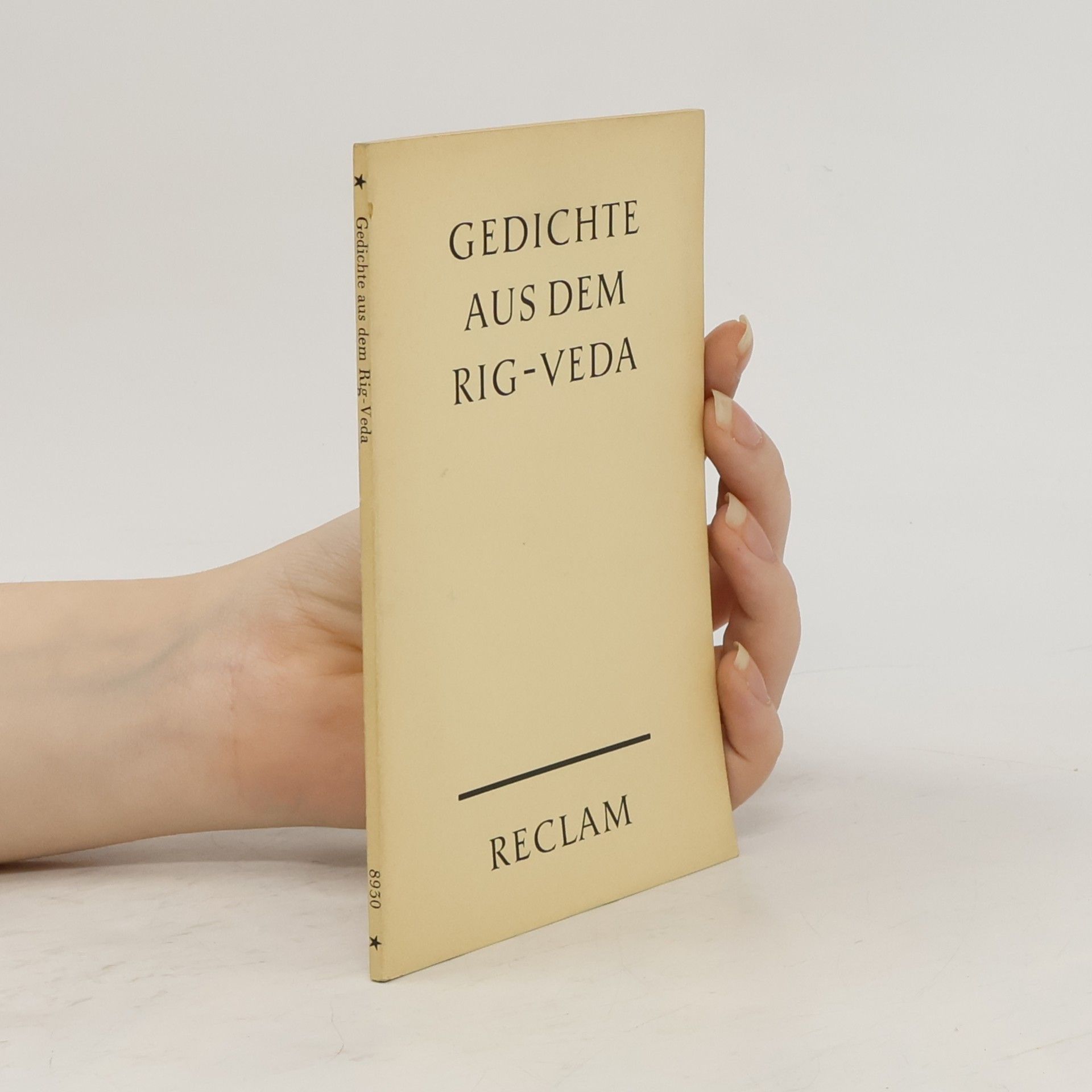 Paul Thieme Gedichte aus dem Rig-Veda
