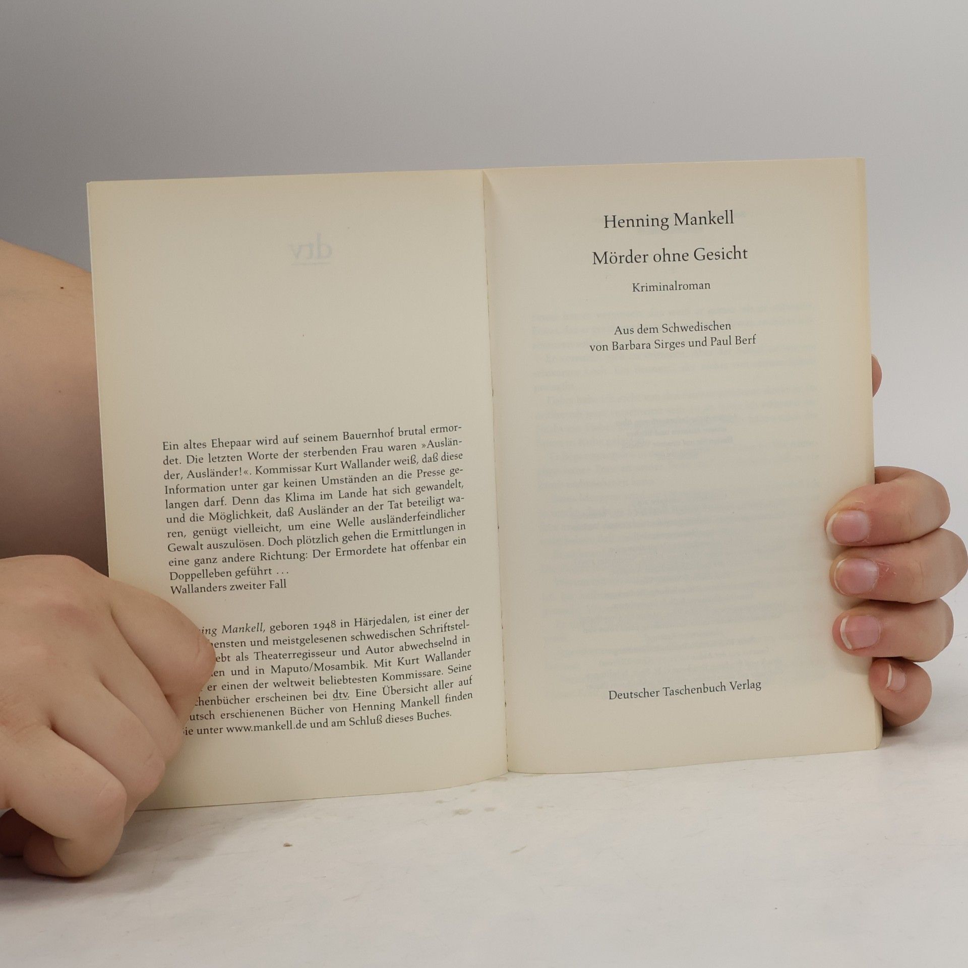Henning Mankell Mörder ohne Gesicht