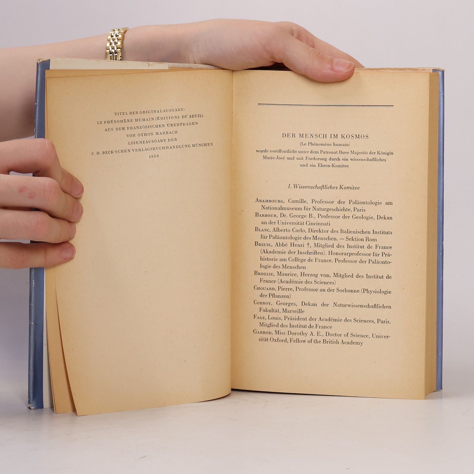 Teilhard de Chardin Der Menich im Kosmos