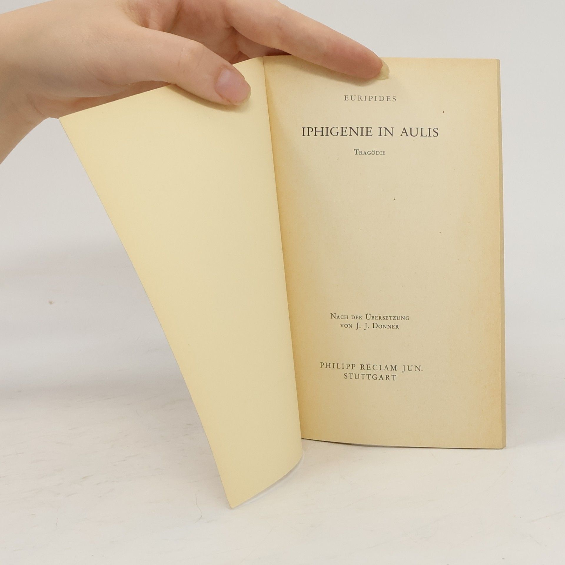 Euripides Iphigenie in Aulis