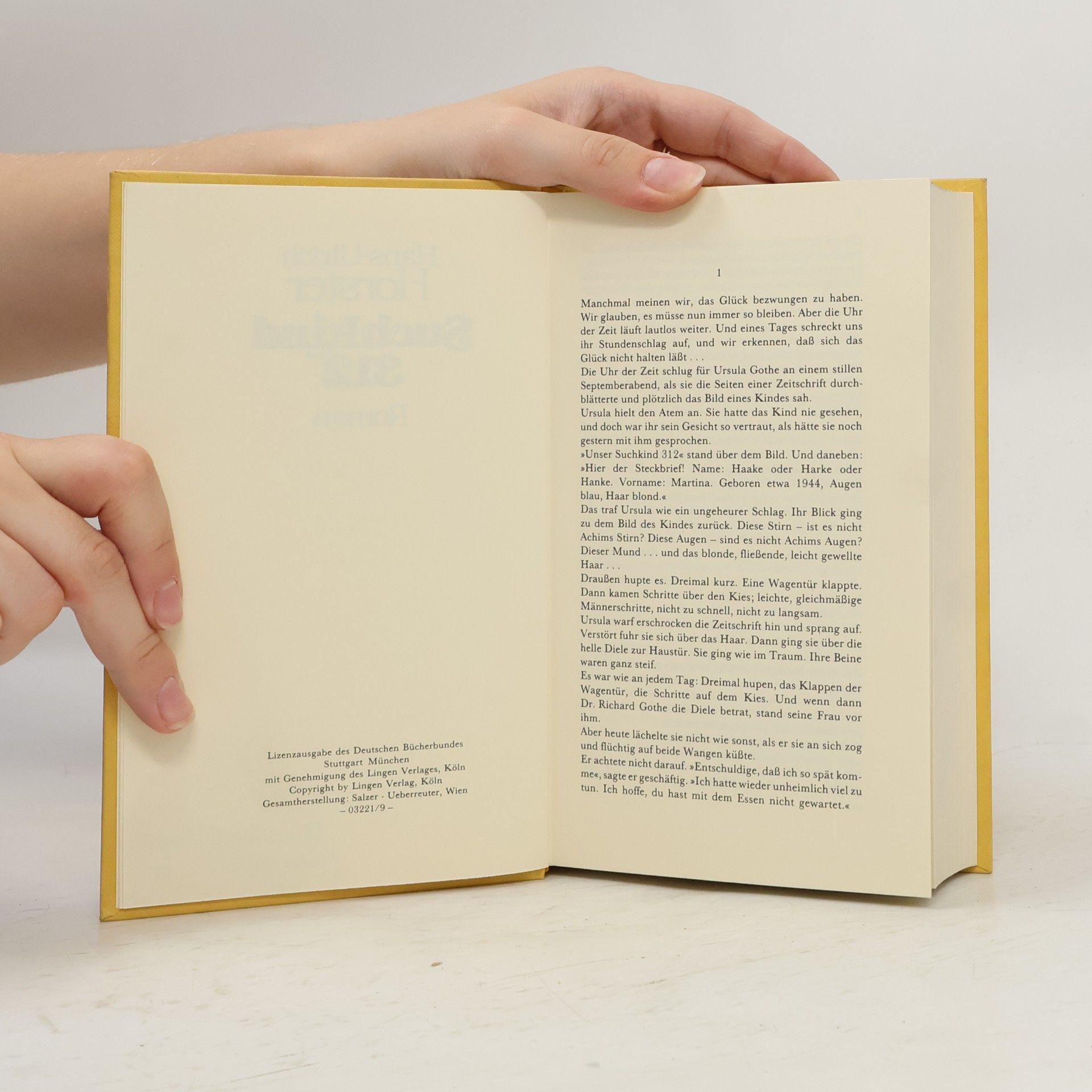 Hans-Ulrich Horster Suchkind 312