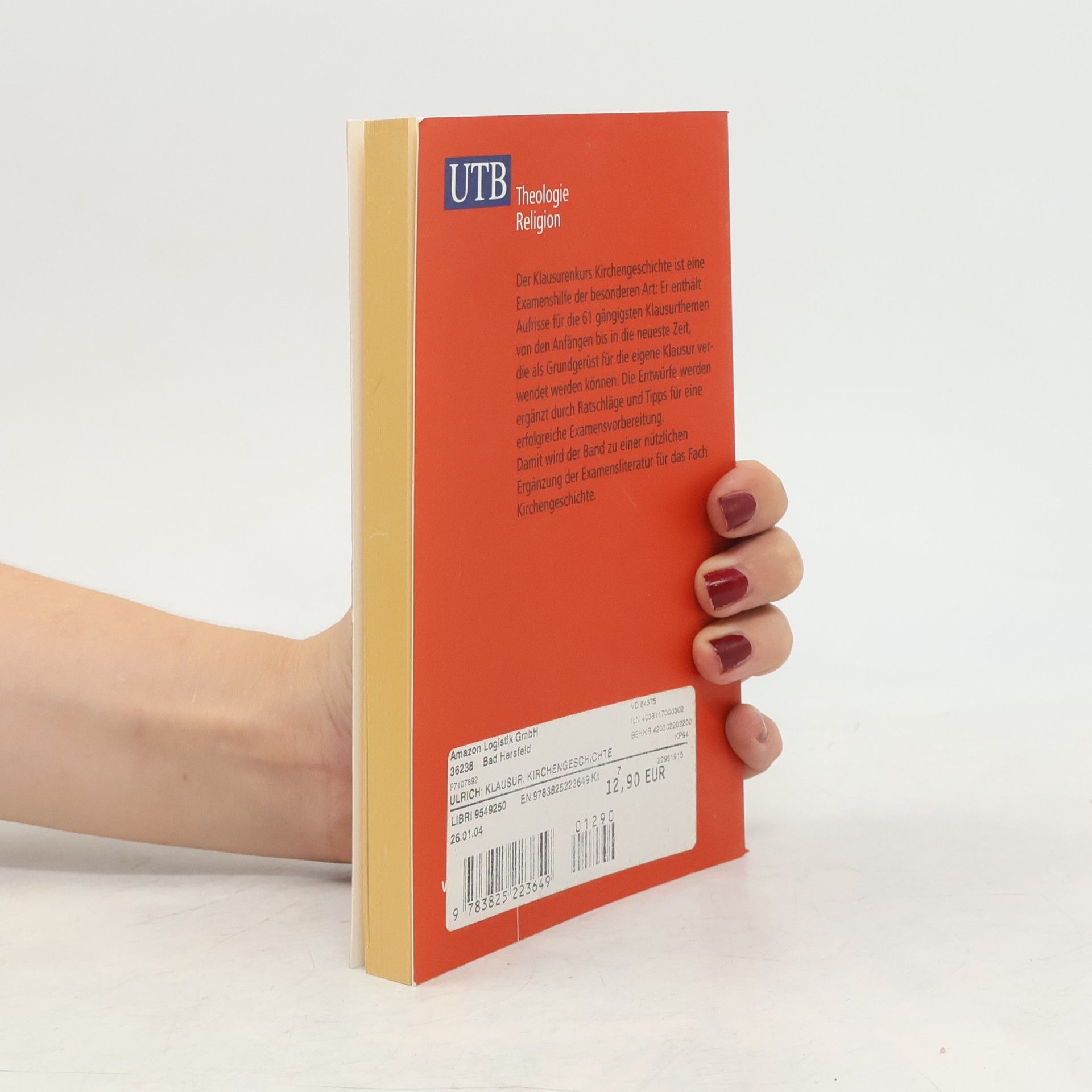 Jörg Ulrich UTB - 2364: Klausurenkurs Kirchengeschichte