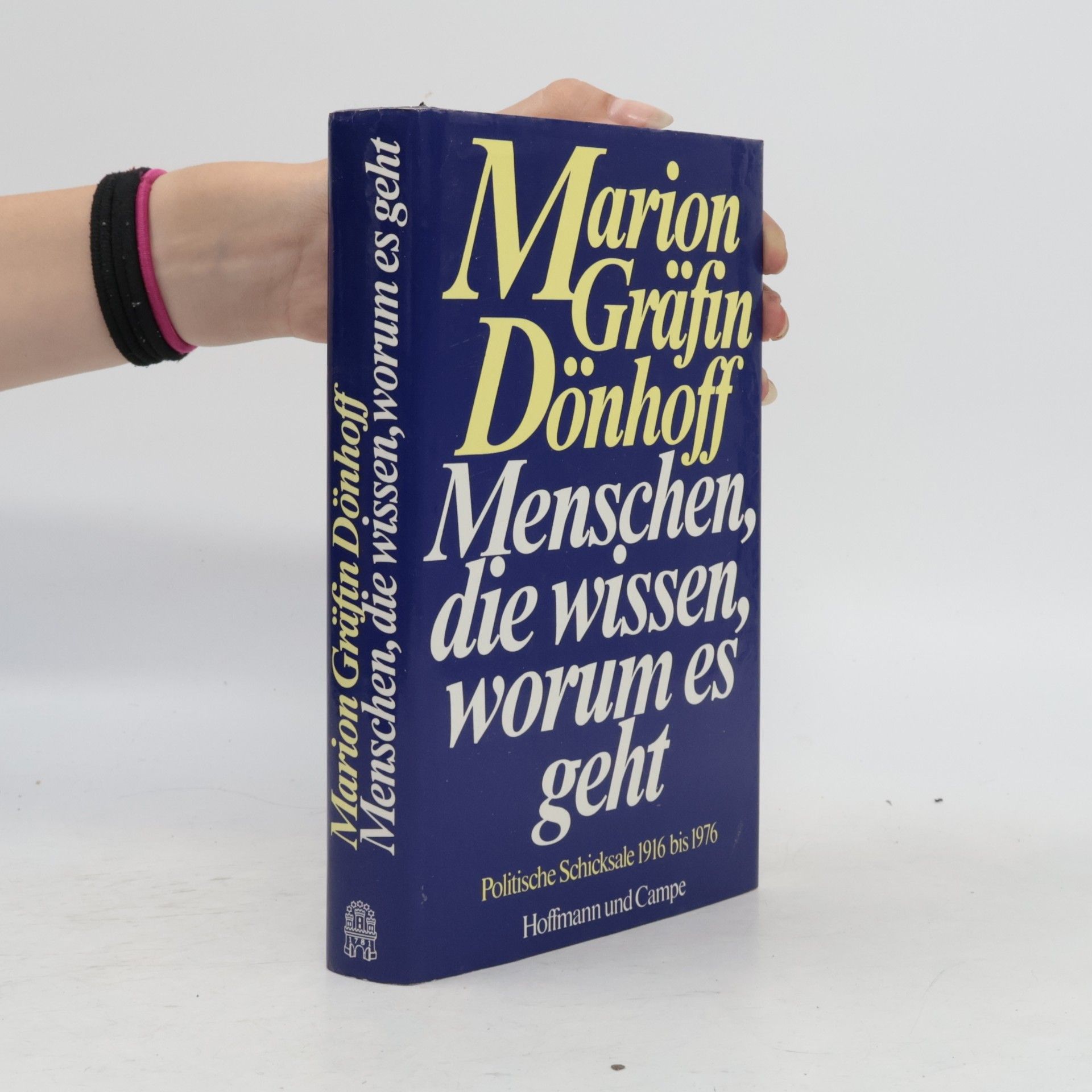 Marion Dönhoffová Menschen, die wissen, worum es geht